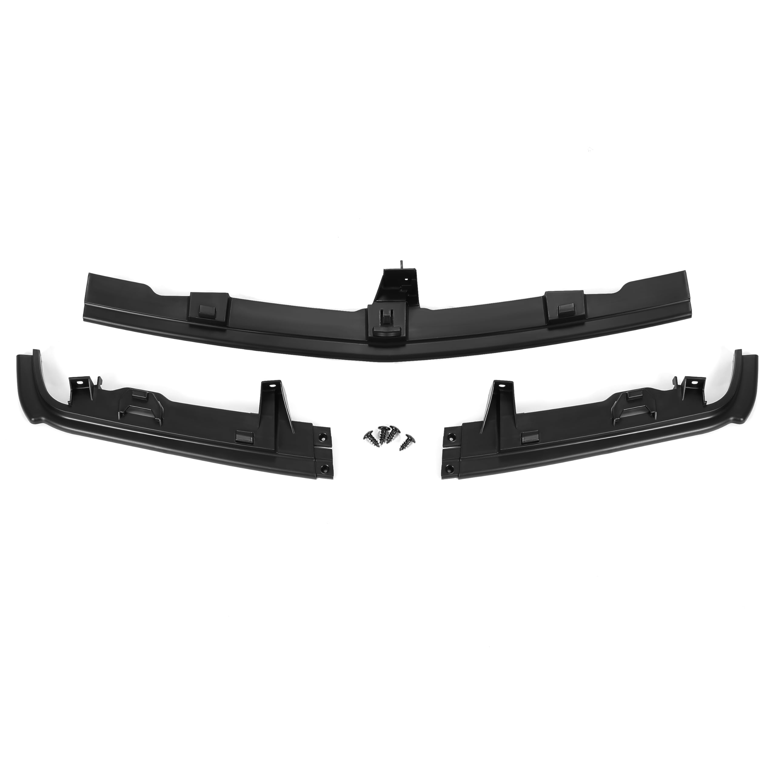 HECASA Front Bumper Filler Trim for 1994-2000 Chevy GMC C/K, Black, Plastic (PP), Model NN1794, Replacement for GM1087180