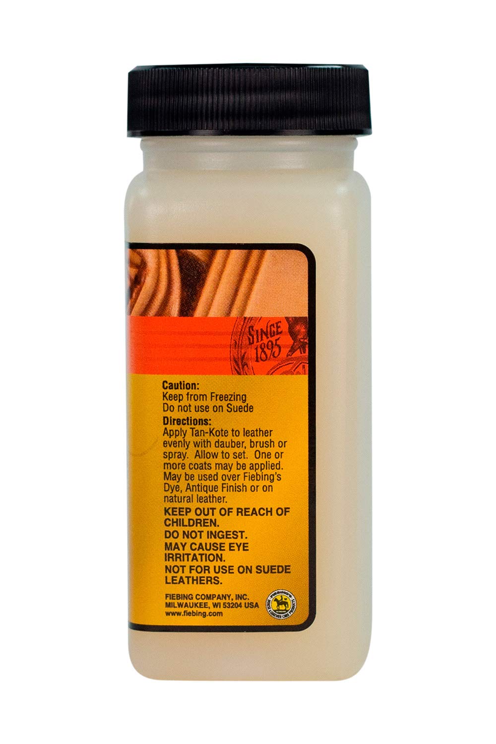 Fiebing'S Tan-Kote (4Oz) - Leather Protector, Finisher & Sealer - Resin Based Top Coat For Natural Shine & Moisture Protection -