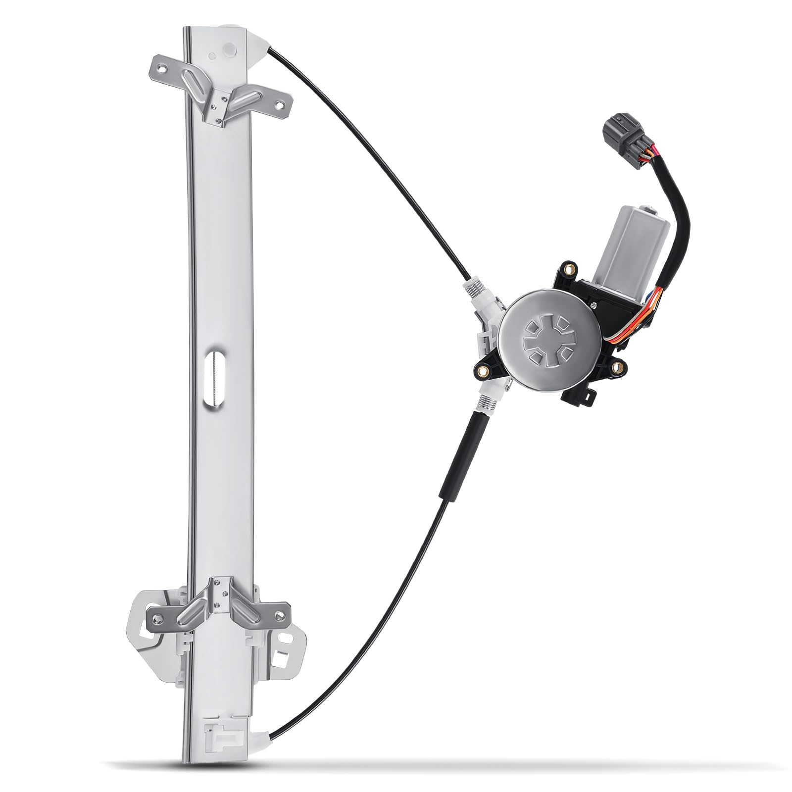 YHTAUTO Front Driver Side Power Window Regulator With 6-Pin Motor Assembly for Honda Accord 2003-2007, Sedan 4-Door