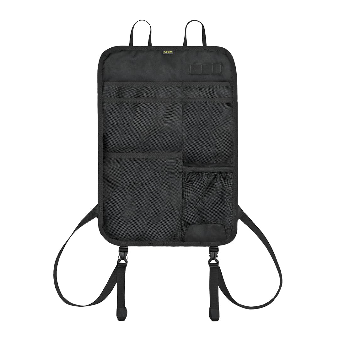 ATOM Universal Seat Organiser for all Cars | Multi pocket Storage