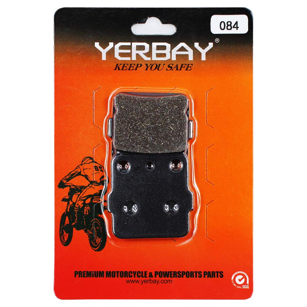 Motorcycle Rear Brake Pads Compatible For Yamaha Yfz350 Banshee Yfz 350 1987-2009 / Yfm350X Warrior 350 1987-2004
