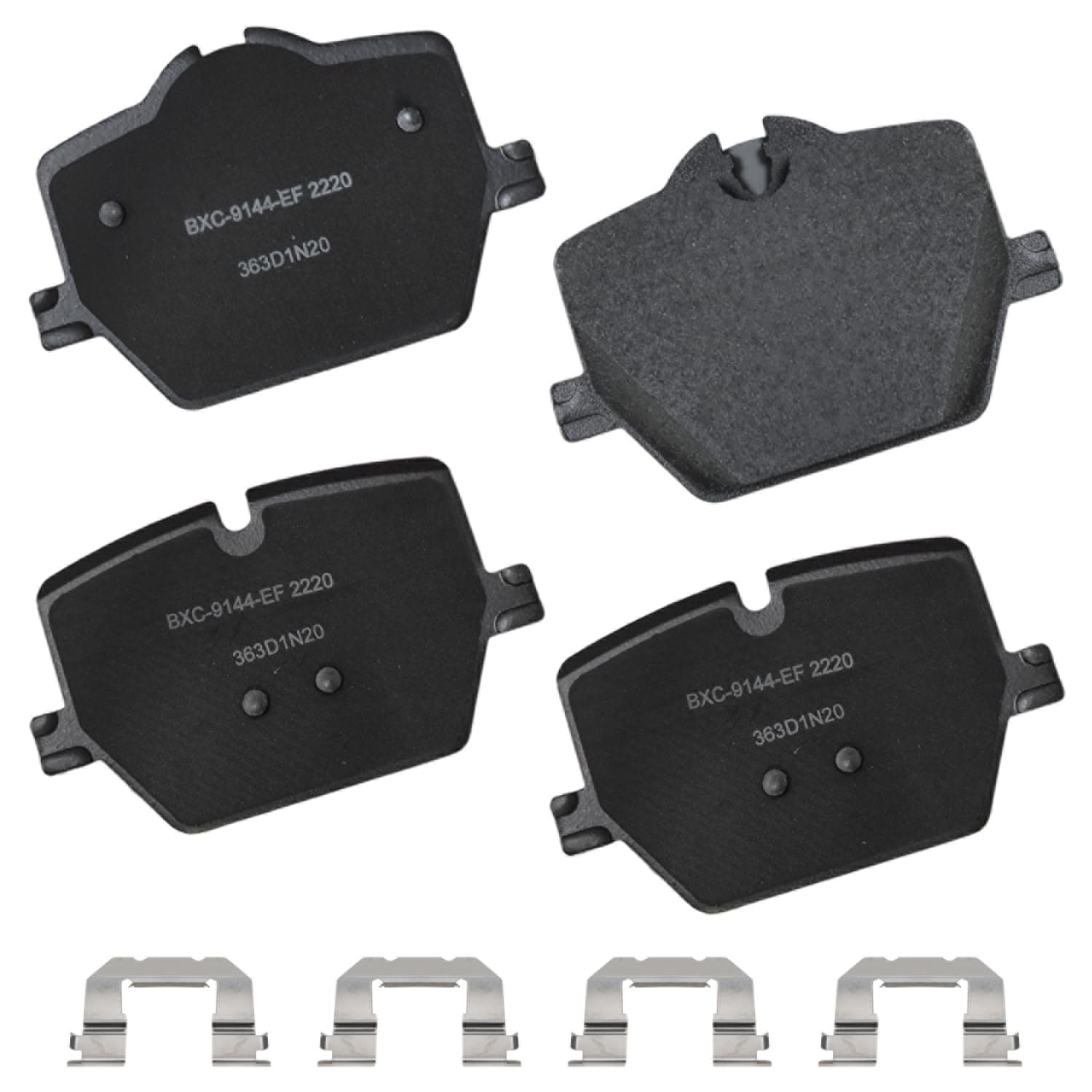 Bendix Premium Sbc2220 Ceramic Rear Brake Pads For Select Models Bmw 230I,330E,330I,430I,I4,M240I,M340I,M440I,M440I,Xdrive,Gran