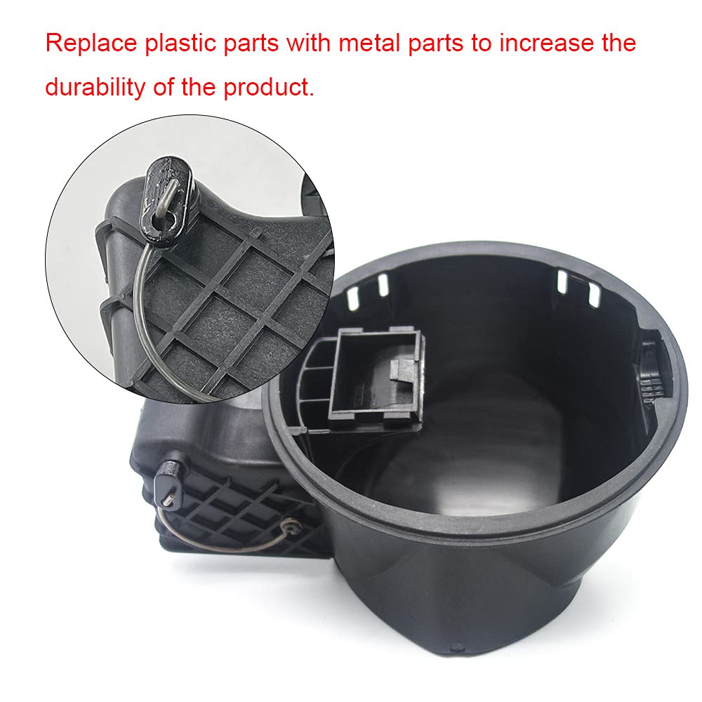 POWERWORKS Fuel Filler Door Housing Pocket Assembly for Ford F150 2004-2008, Lincoln Mark LT, Aluminum, Model C2-131-12-2-US