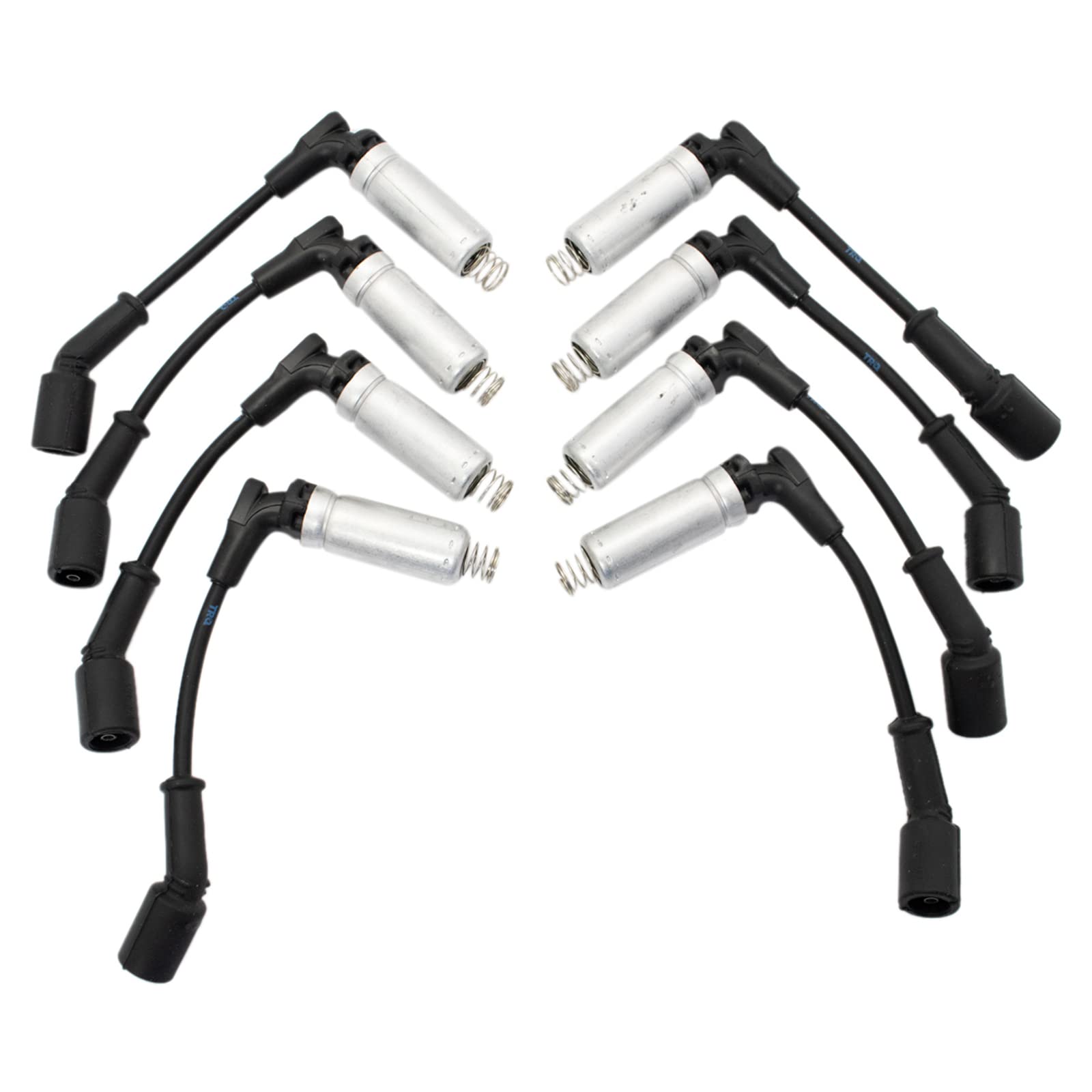 Trq Ignition Spark Plug Wire Kit Set For Gmc Chevrolet Buick Cadillac Hummer Isuzu Pontiac Saab Pickup Truck Suv V8 New
