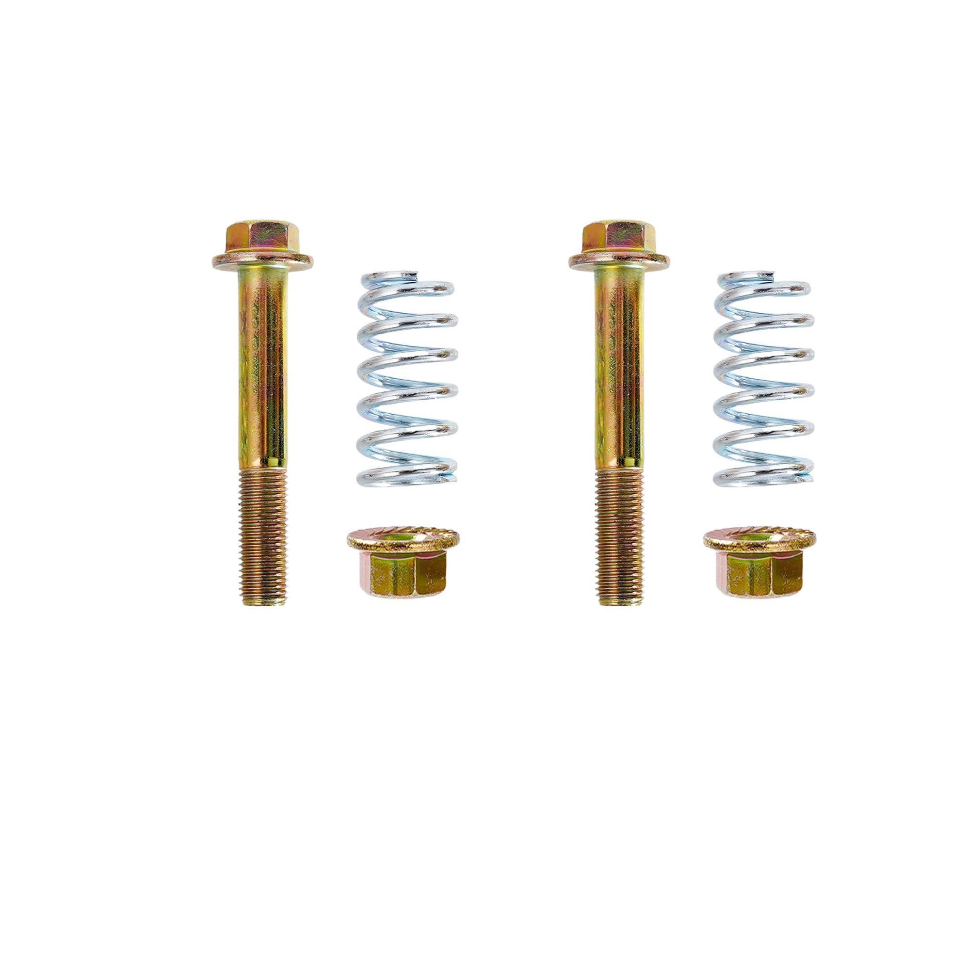 Rwraps Exhaust Spring Bolt & Nut Hardware Kit, M10-1.5x67mm, Mild Steel, 2-Pack