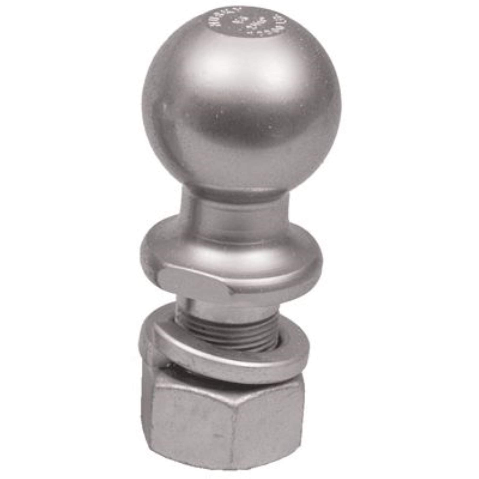 Husky 34924 2 X 1 X 2-7/8 Chrome Solid Steel Trailer Hitch Ball