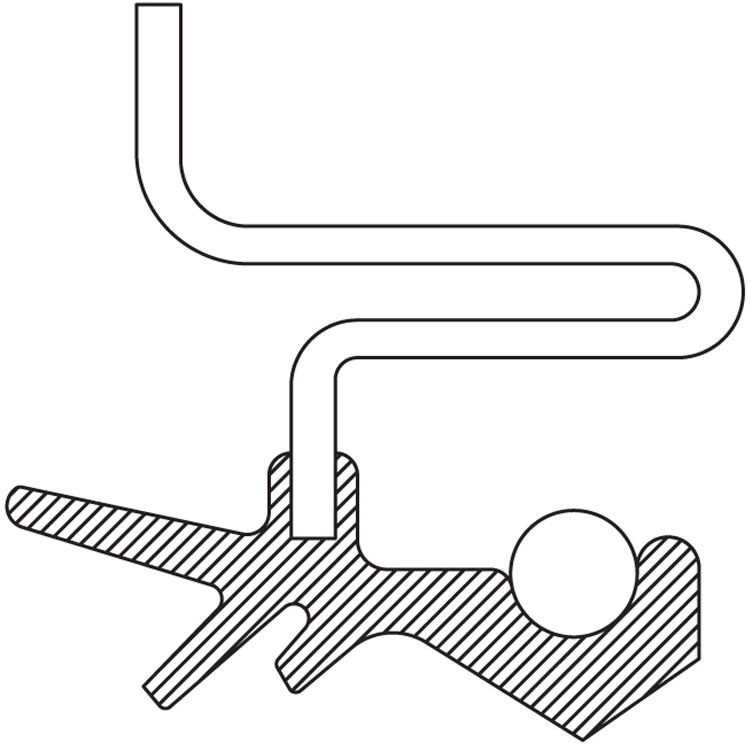 National 710480 Differential Pinion Seal