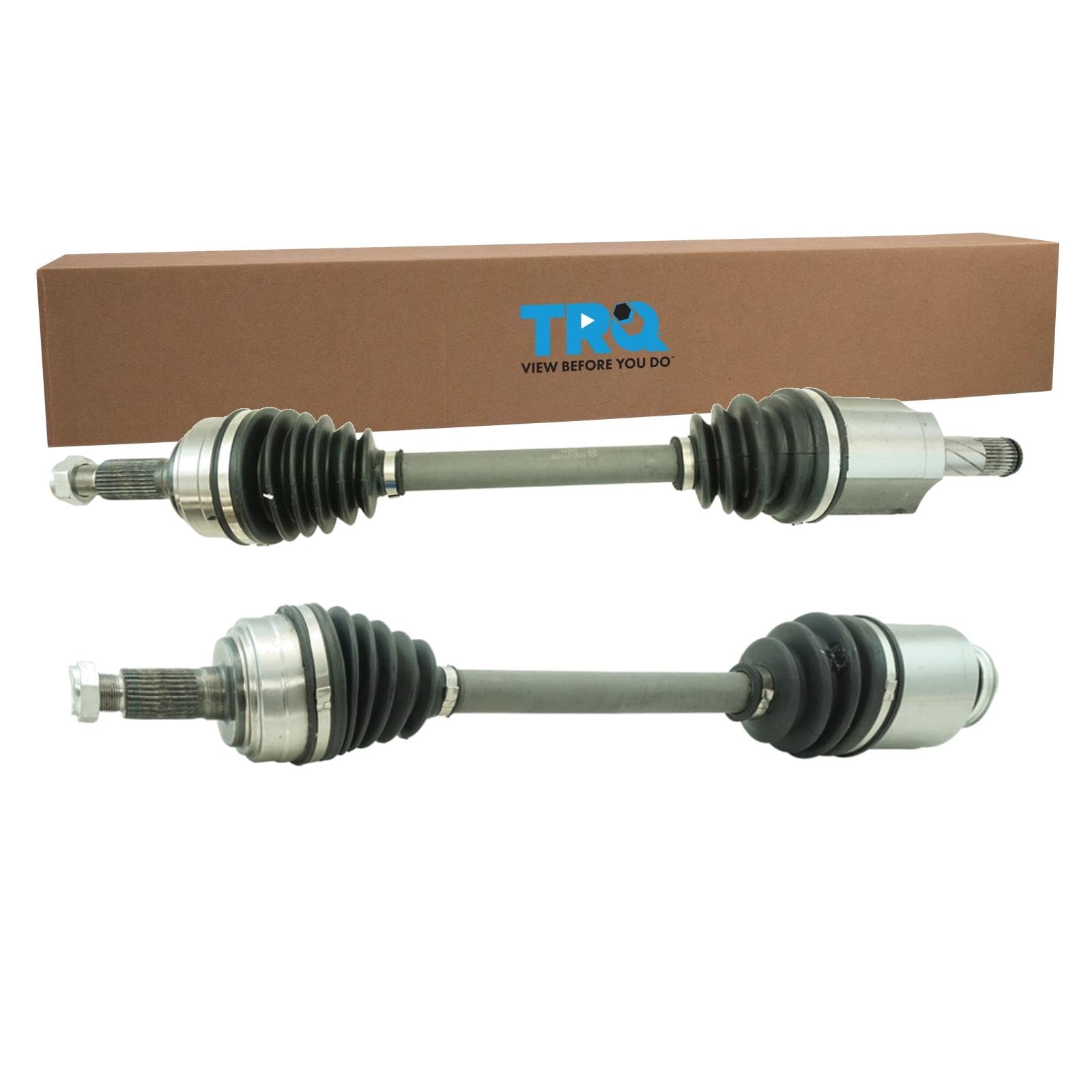 Trq Front Cv Axle Shaft Assembly Set Compatible With 2009-2013 Mazda 6