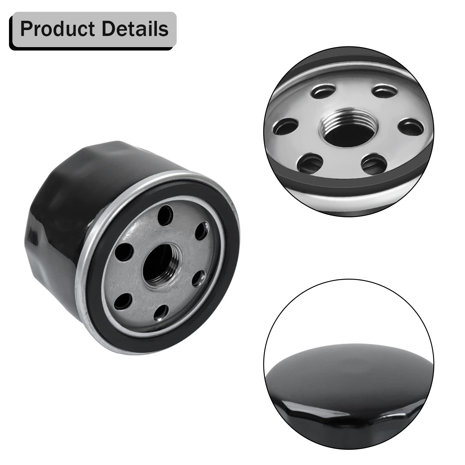 49065-0721 Oil Filter Compatiable with Kawasaki FR730V FX730V FR691V FS691V FR600V FX691V FS651V FR651V FX600V Engines Replace 4