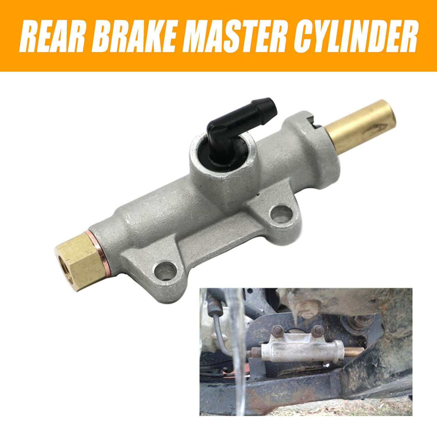 Ransoto Front Left & Rear Brake Master Cylinder Compatible With Polaris Sportsman Magnum Scrambler Trail Blazer Trail Boss 300 3