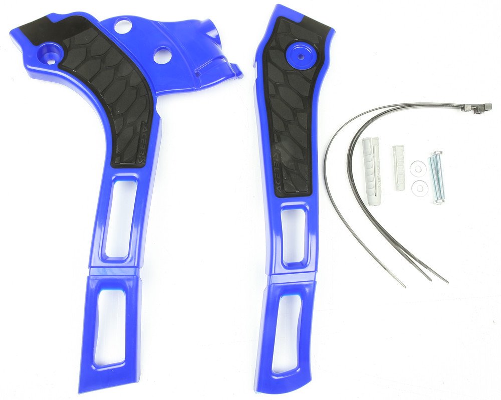 Acerbis 2464741034 Frame Guards, Blue/Black