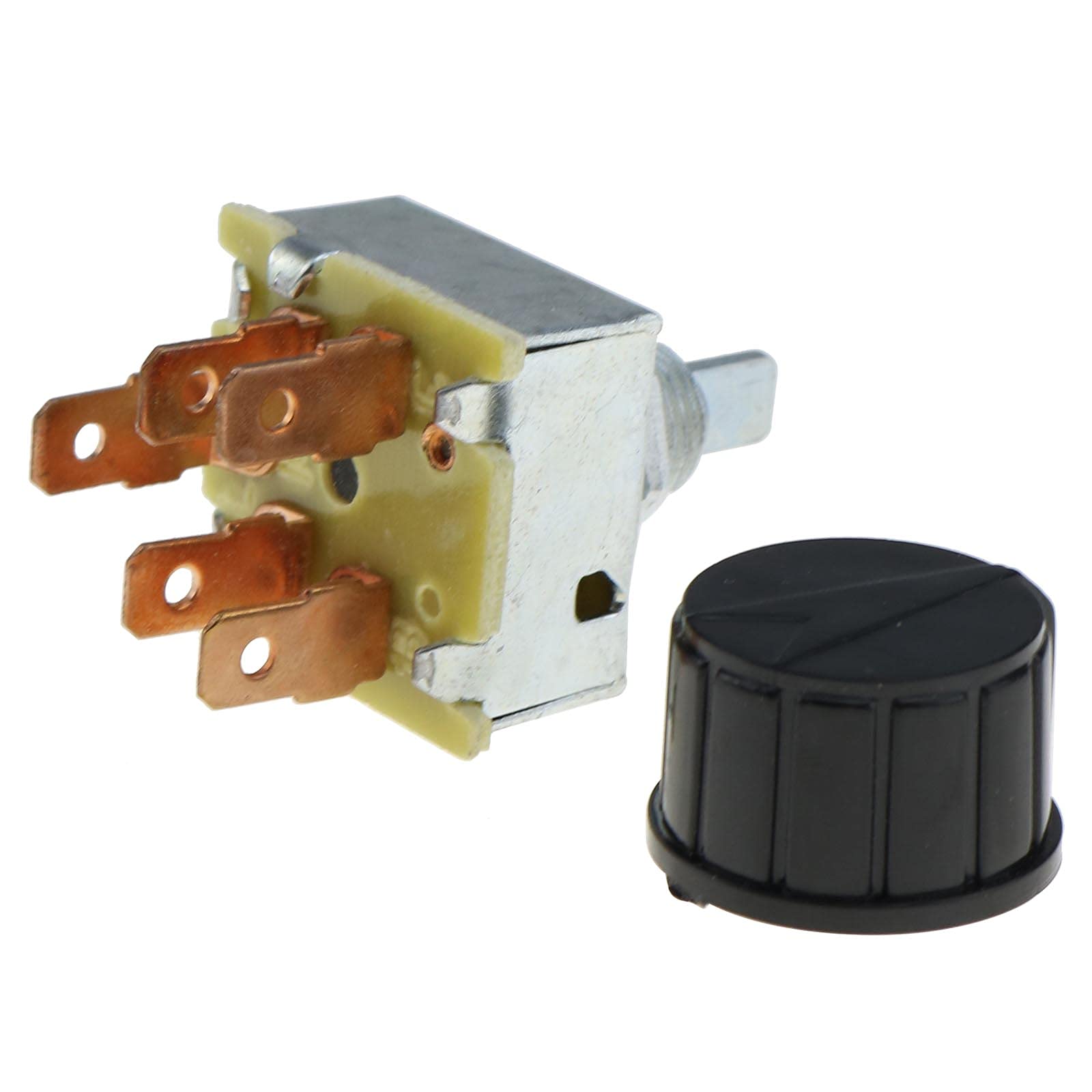 DVPARTS AC Air Conditioning Blower Switch - 3 Speed Rotary Selector for INDAK Four Seasons 35702