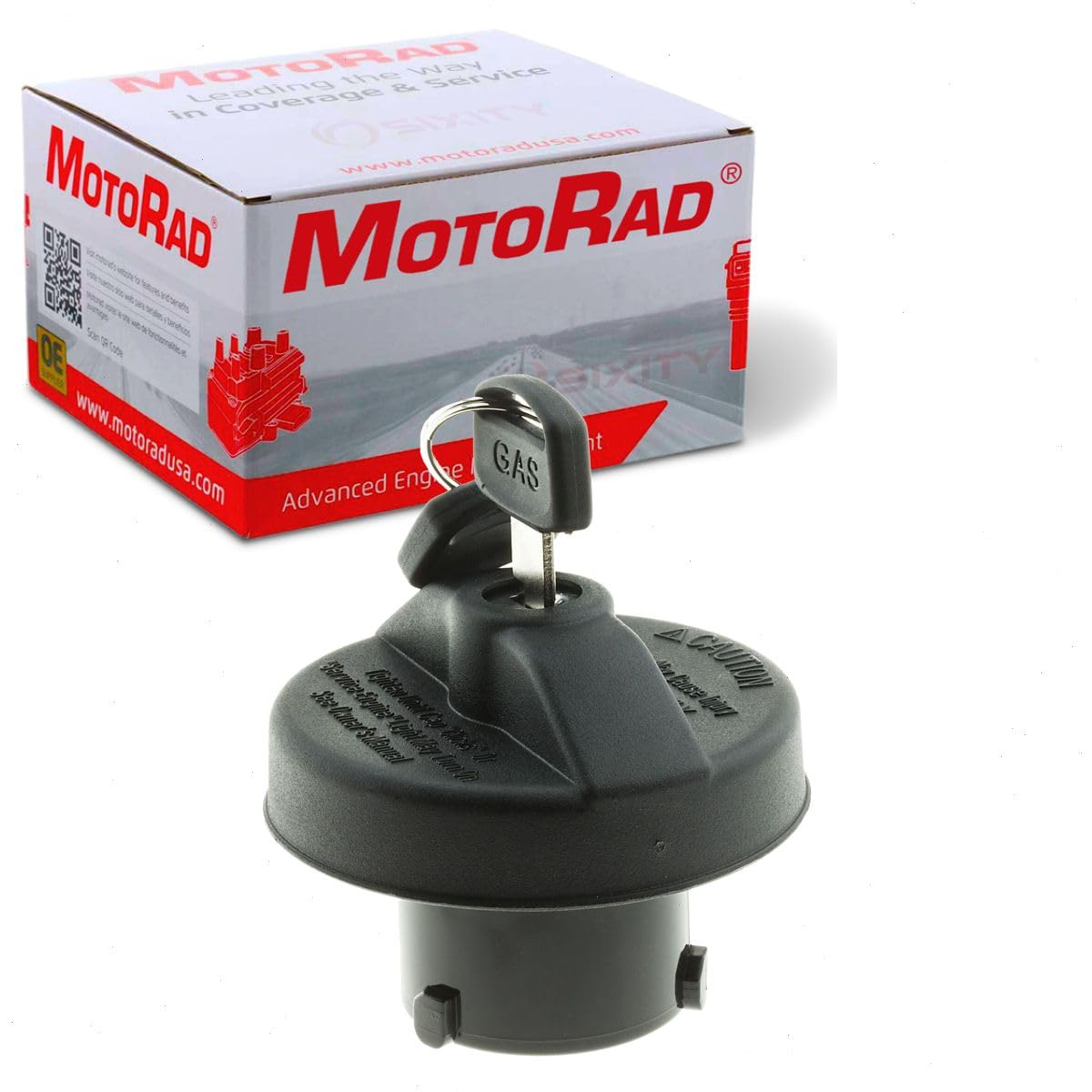 MotoRad Fuel Tank Gas Cap compatible with Ford F-150 4.2L 4.6L 5.4L V6 V8 1997-2004