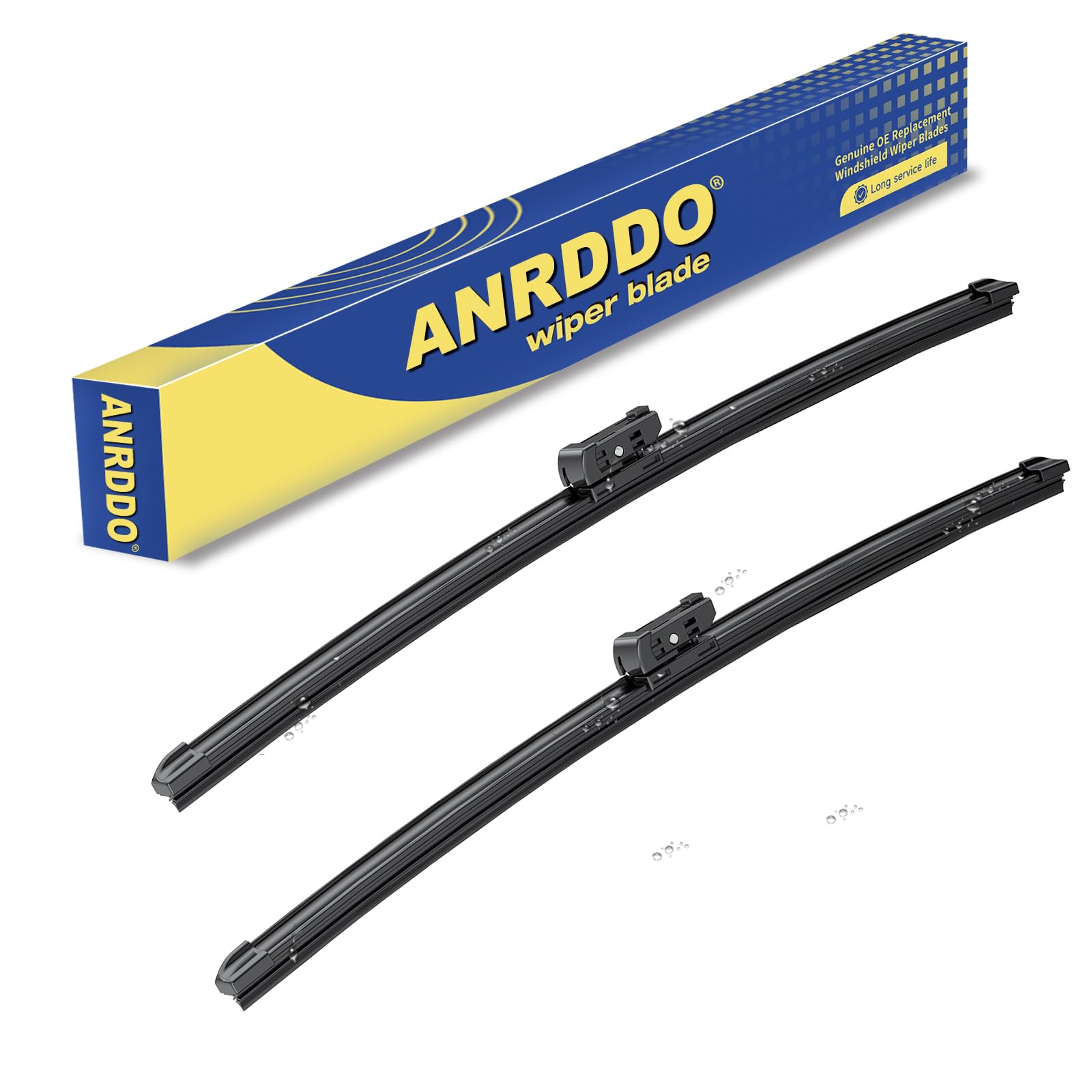 2 Wipers Factory Replacement For Tesla Model S 2012-2018 Original Equipment Replacement Windshield Wiper Blades Set - 28''+18''