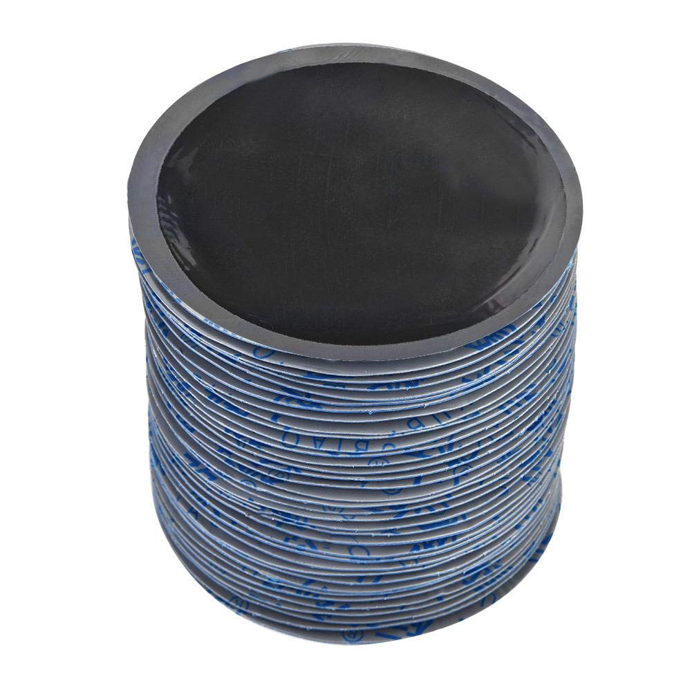 Tire Repair Patch, 36Pcs/Box 80mm Car Rubber Tire Tyre Puncture Repair Cold Patch Tubeless Patches Round Shape