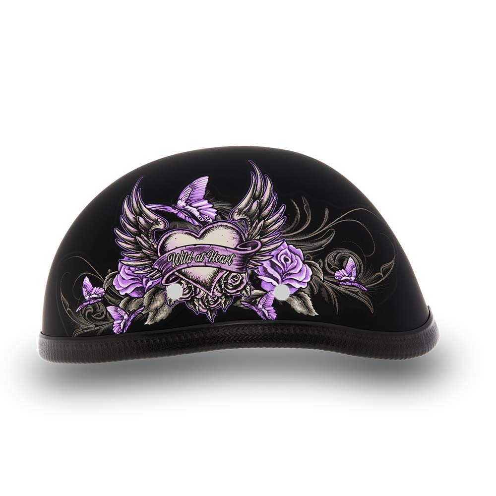 Daytona Helmets Novelty Eagle W/ Wild At Heart, Small