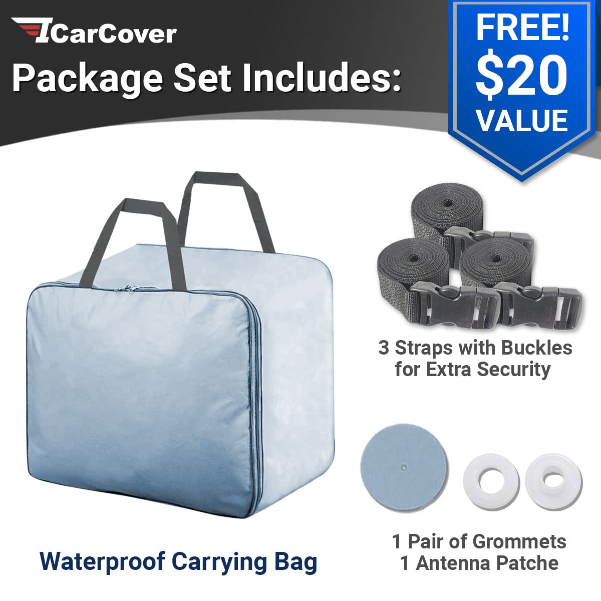 Icarcover Custom Car Cover For 1989-2024 Mazda Miata, Waterproof All-Weather Rain Snow Uv Sun Protector Full Exterior Weatherpro