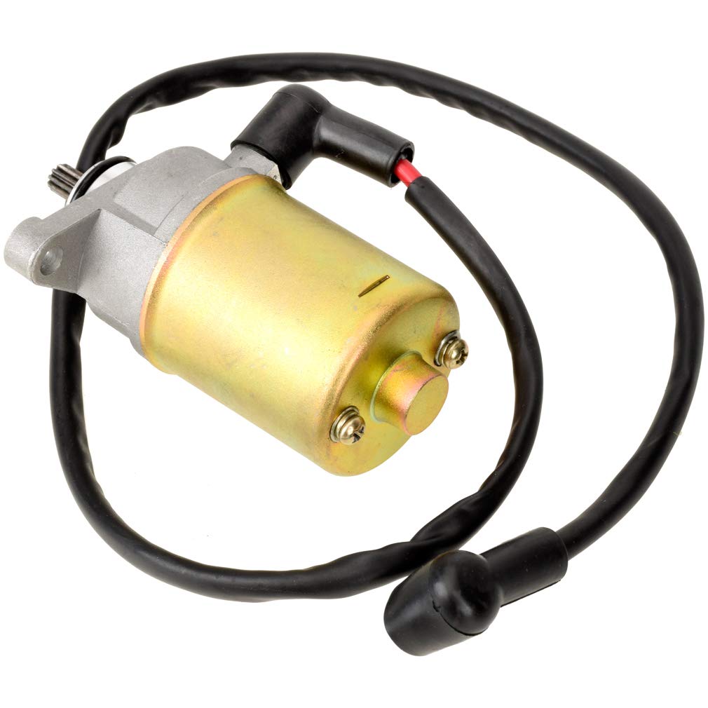 Hiaors 10 Teeth Starter Motor For Tao Tao Jonway Sunl Roketa Baja Peace Sports Gy6 47Cc 49Cc 50Cc Chinese 4-Stroke Qmb139 Engine