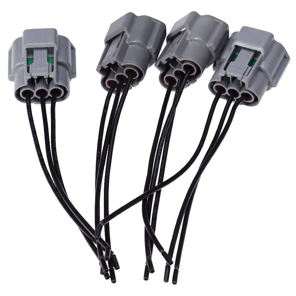 Ignition Coil Connector Plug Wiring Harness Pigtail Replacement For Nissan Altima 2007-2015 Nissan Sentra 2000-2012 (4-Pack)