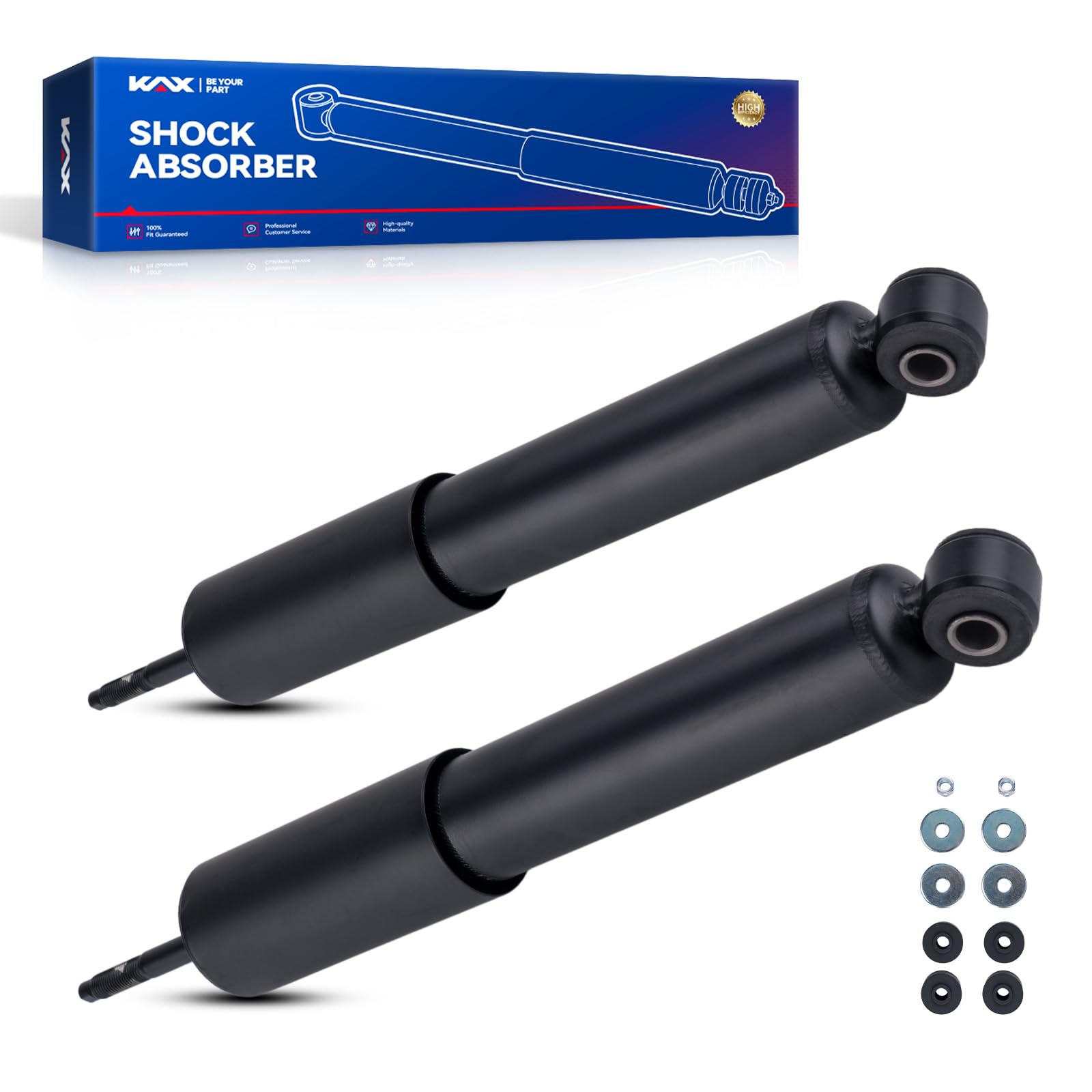 KAX Front Shock Fit for Silverado Sierra 2500 HD 2001 2002 2003 2004 20005 2006 2007 2008 2009 2010, Silverado Sierra 3500 2001 