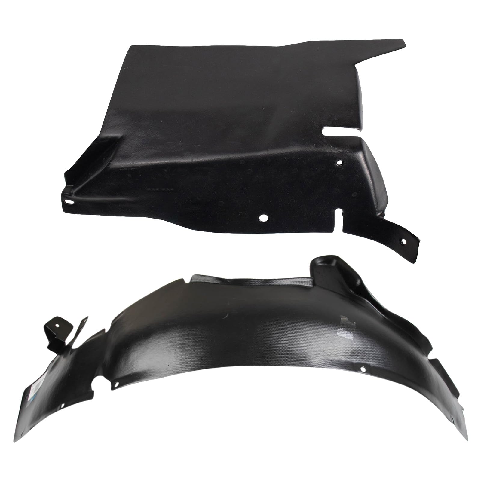 Trq Inner Fender Liner Set Compatible With 2006-2007 Chevrolet Monte Carlo Gm1250126 Gm1251134