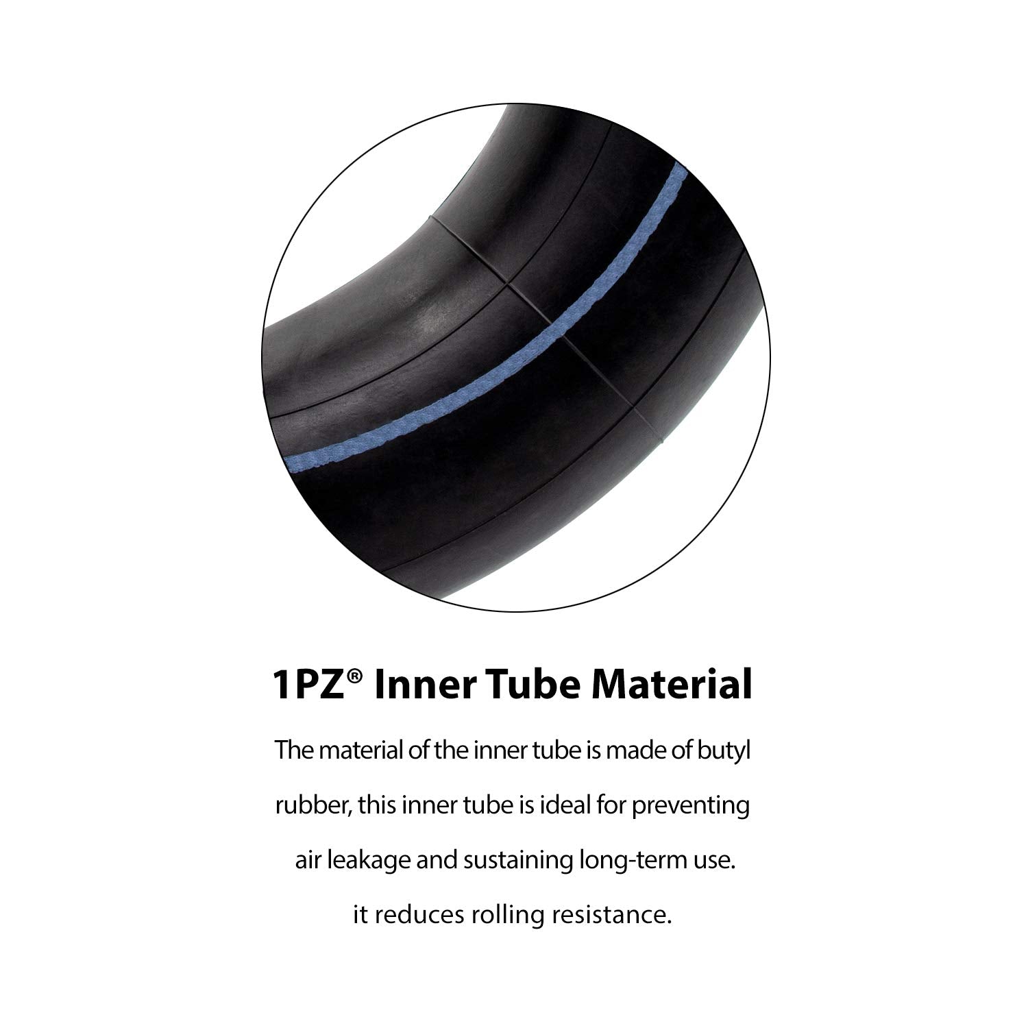 1PZ RE3-34W 3.00-4 (10''x3'', 260x85) Tire & Inner Tube with TR87 Bent Valve Stem for Pocket Rocket E300 E325 eZip Scooter Mini
