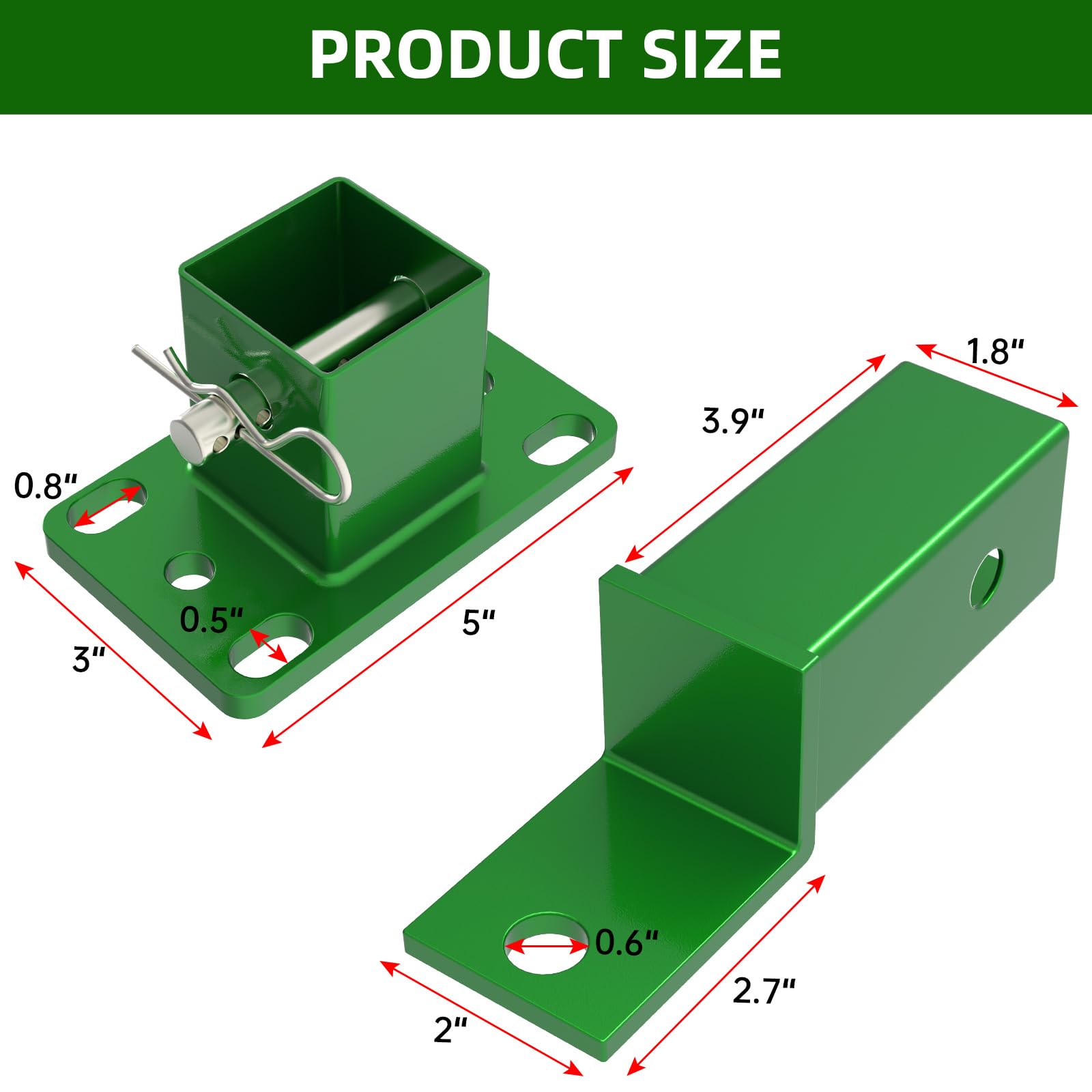 ForoGore Zero Turn Lawn Mower Hitch Rear Compatible with John Deere Rear Gas Z Trak Z224 Z225 Z245 Z425 Z445 & Z910 Z920 Z925 Z9
