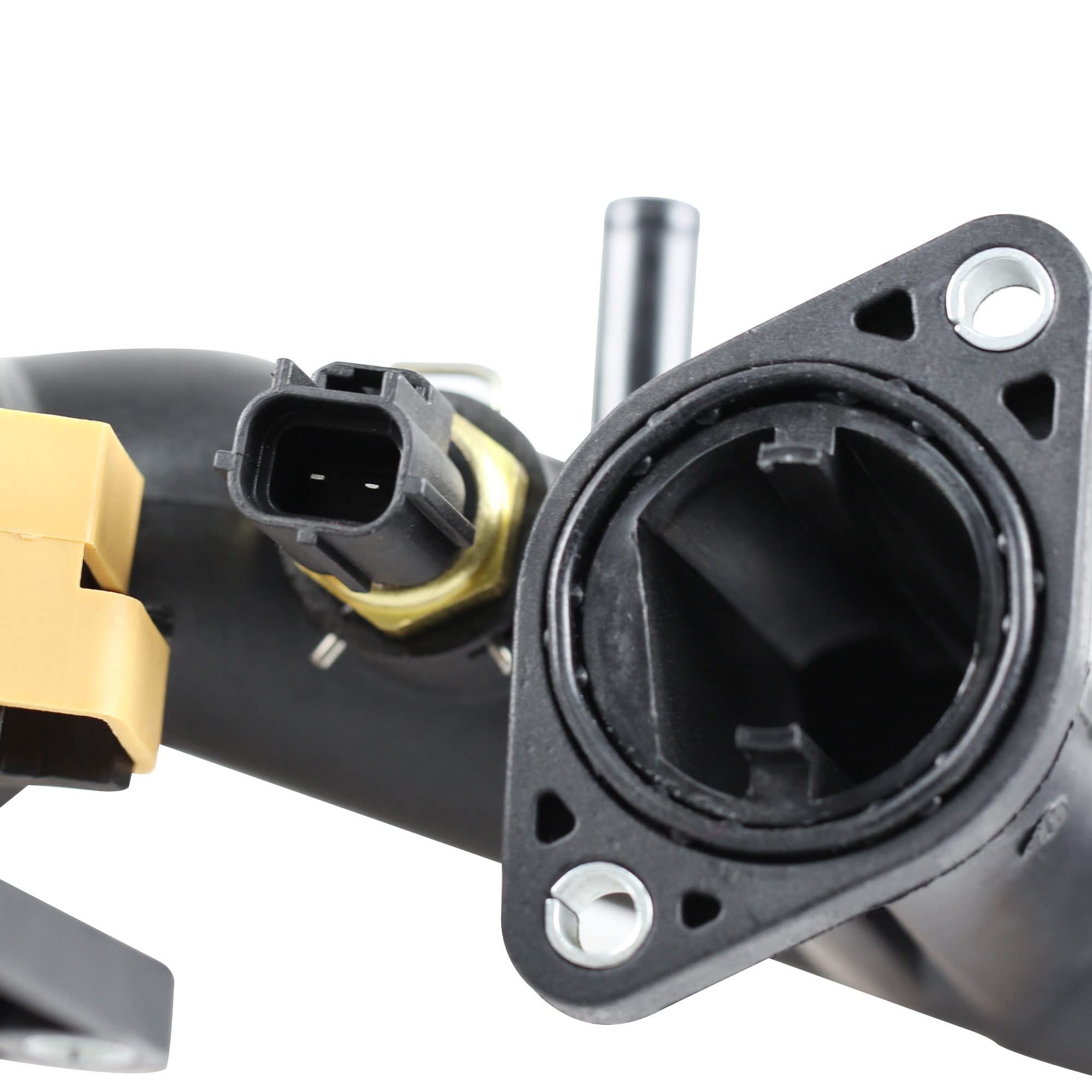 BOXI Thermostat Housing Kit Assembly with Sensor Gasket Fit for Land Rover LR3 2005-2009 / for Range Rover Sport 2006 2007 2008