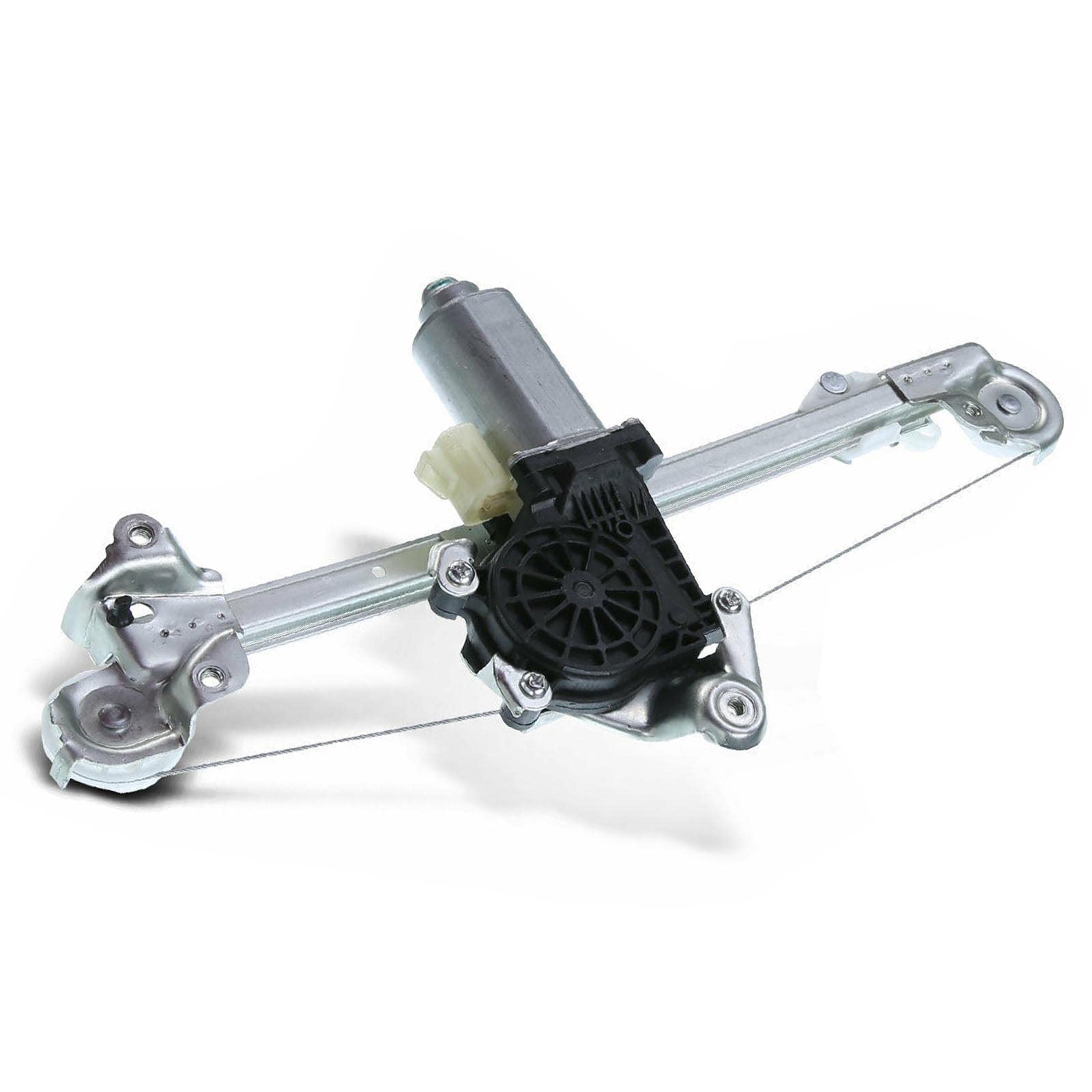 YHTAUTO Rear Driver Side Power Window Regulator With 2-Pin Motor Assembly for Chevy Classic 2004-2005, Malibu 1997-2003 & Oldsmo