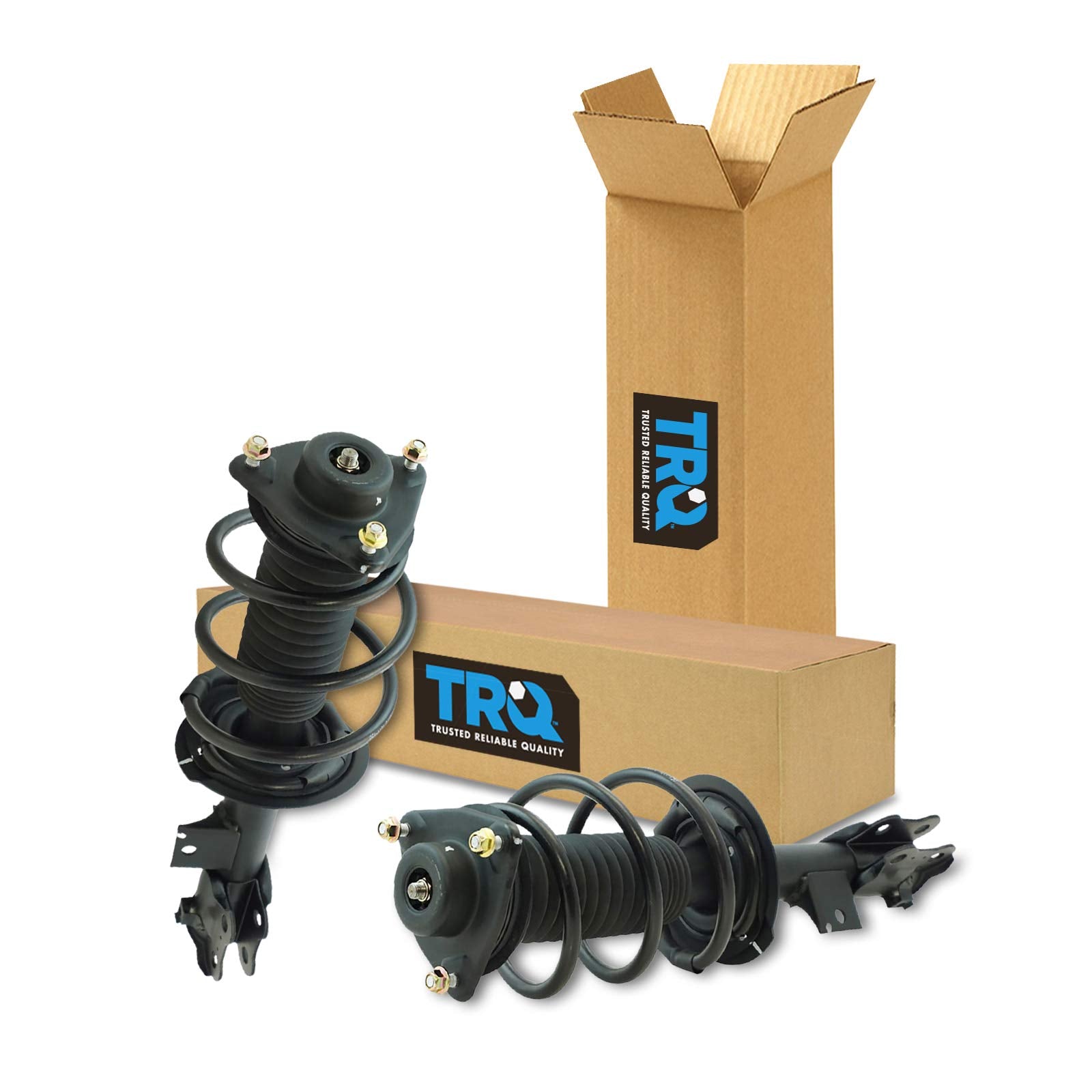 Trq Front Strut & Coil Spring Assembly Set Driver & Passenger Sides Compatible With 12-15 Kia Optima