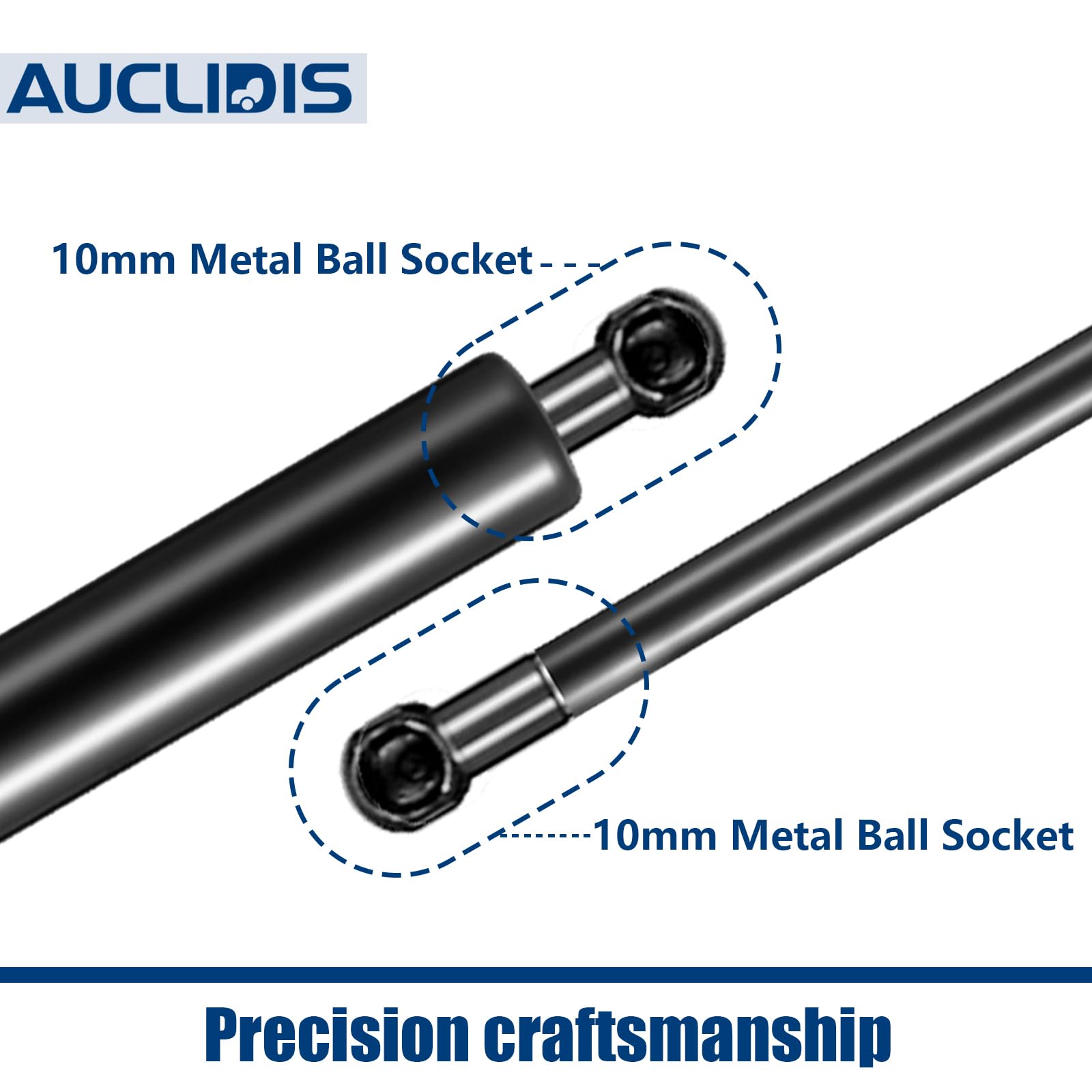 ml-26-100 SL26100 27 Inch 100lb 445N Gas Struts Spring Shocks Lift Supports for Tonneau Cover Shell Pickup Bed Truck Undercover