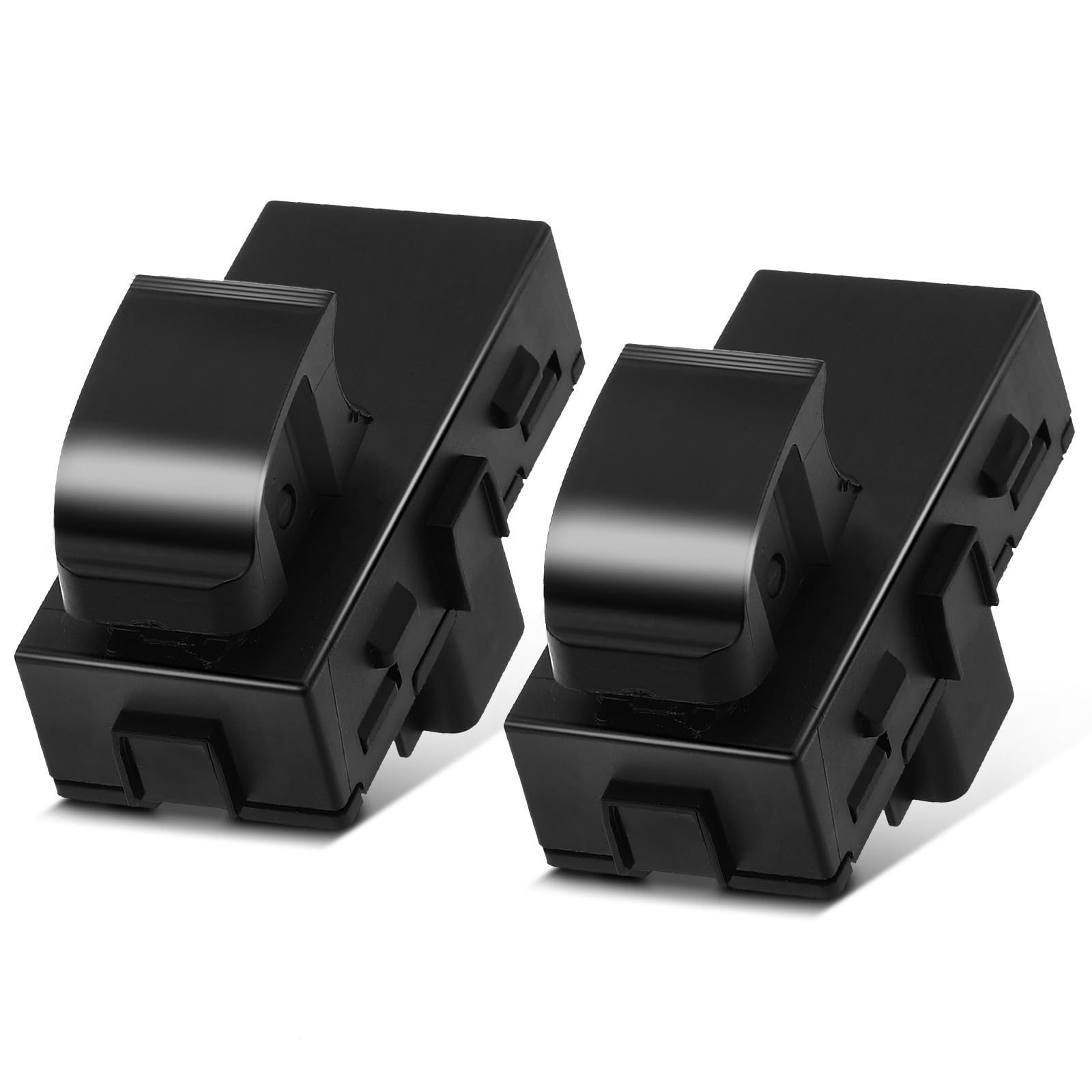 A-Premium Rear Side 2-Pc Set Window Switch Compatible With Chevrolet Silverado 1500 2500 Hd 3500Hd, Traverse & Gmc Sierra 1500,