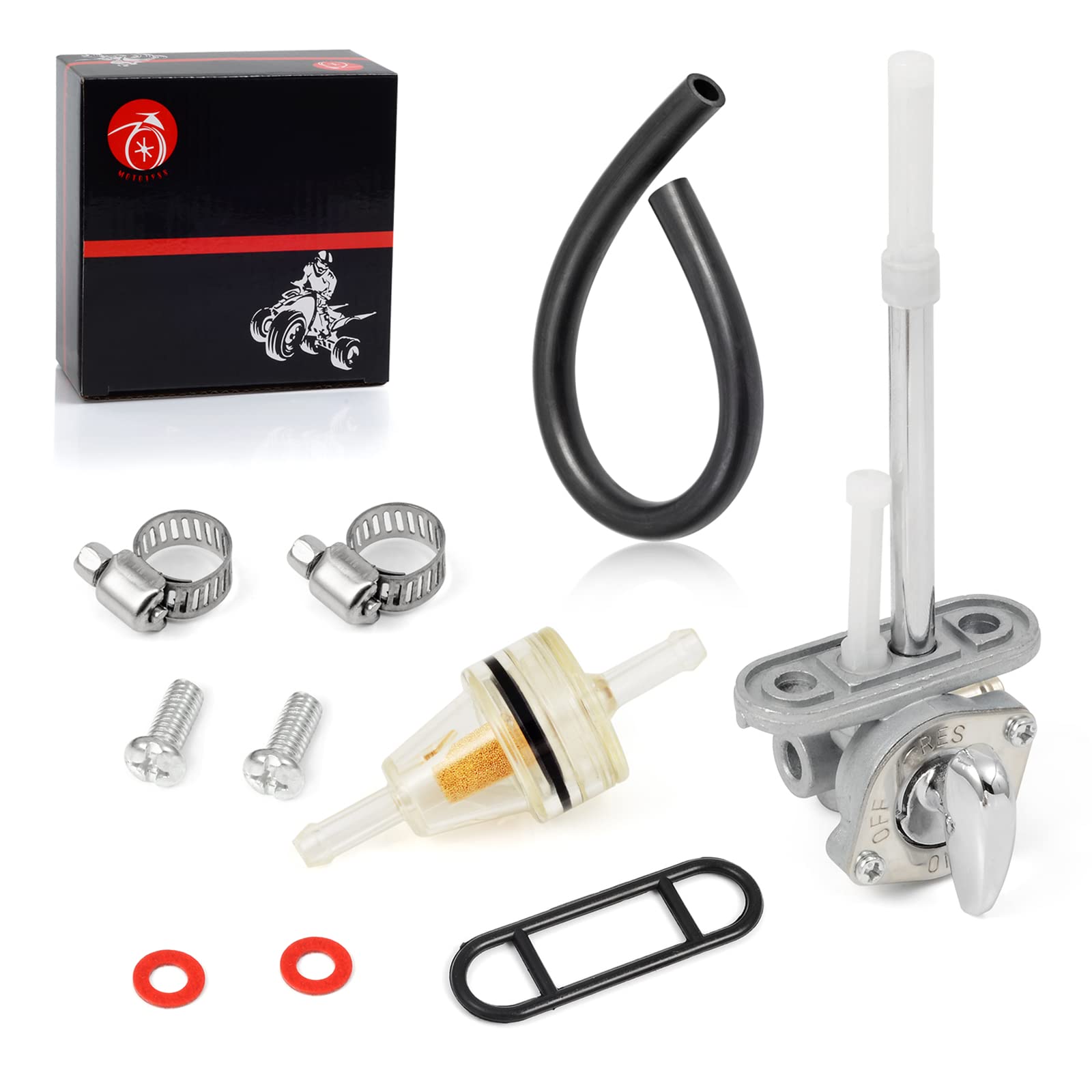 Fuel Valve Petcock for YAMAHA Bear Tracker 250 Big Bear 250 YFM250X YFM250B Timberwolf 250 YFB250 Big Bear 400 Bruin 250 3JN-245