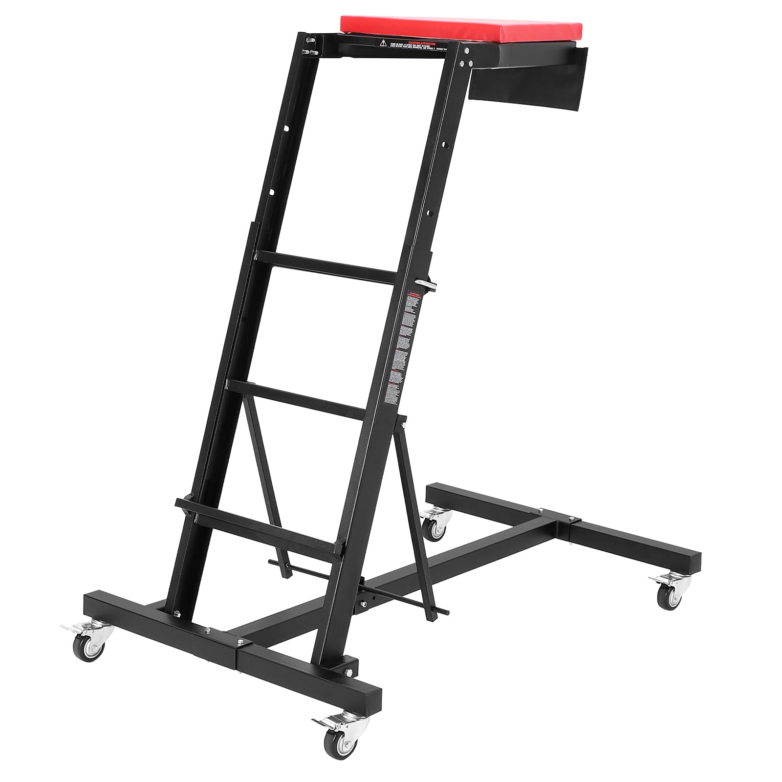 Automotive Engine Creeper Heavy Duty Foldable Creeper with Adjustable Height 45 to 66 400 LBS Capacity High Creeper 4 Brake Cast
