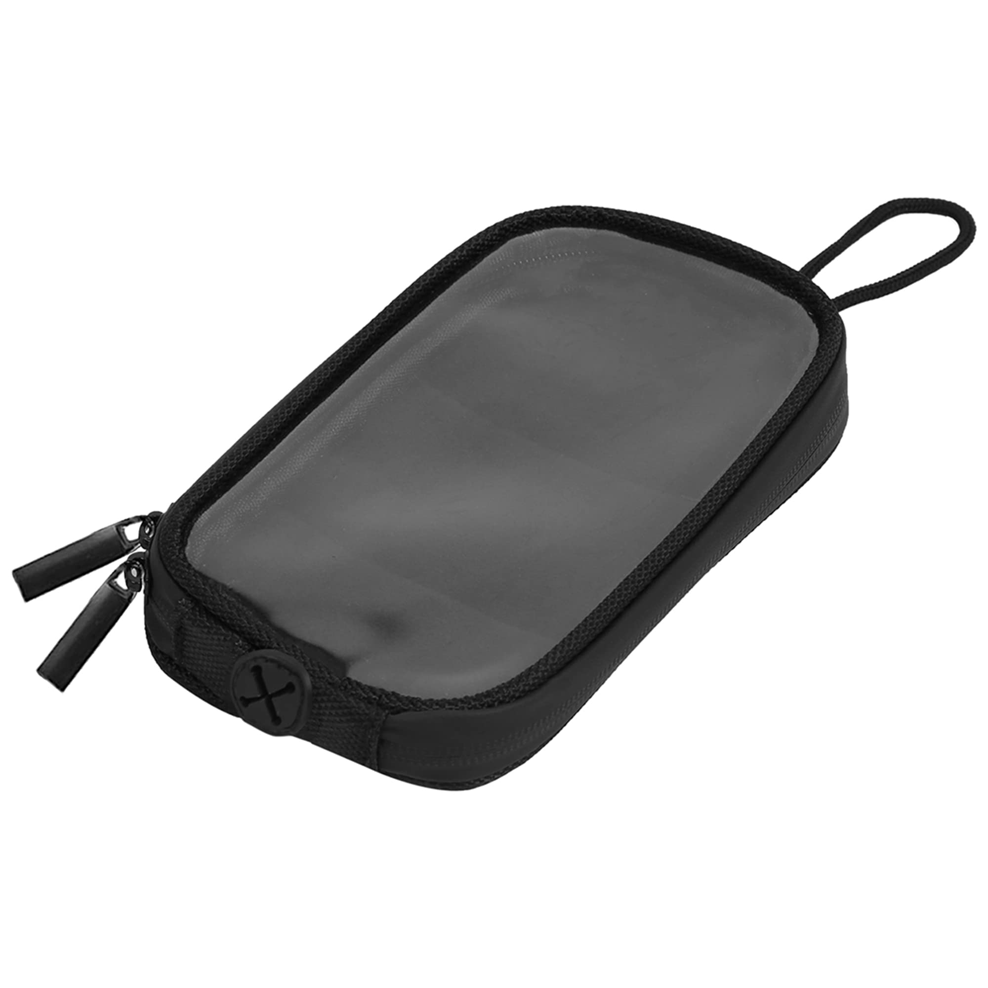 X Autohaux Universal 7'' Magnetic Tank Bag With Headphone Hole Pu Leather Waterproof Motorbike Saddlebag For Motorcycle