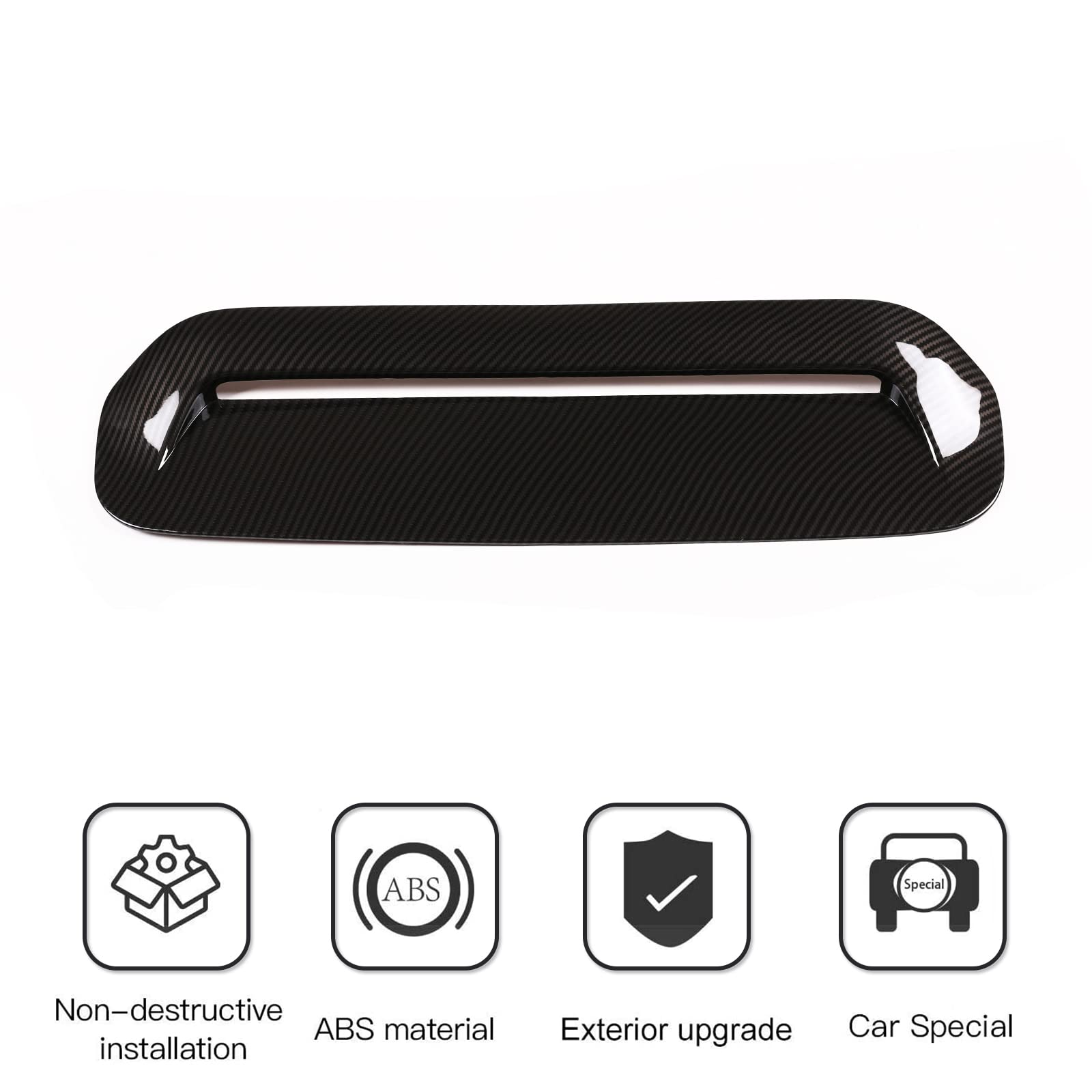 Piugilh Air Flow Intake Cover,Car Decorative Air Flow Intake Scoop Bonnet Vent Hood Cover Fit For Toyota Tacoma 2013 2014 2015