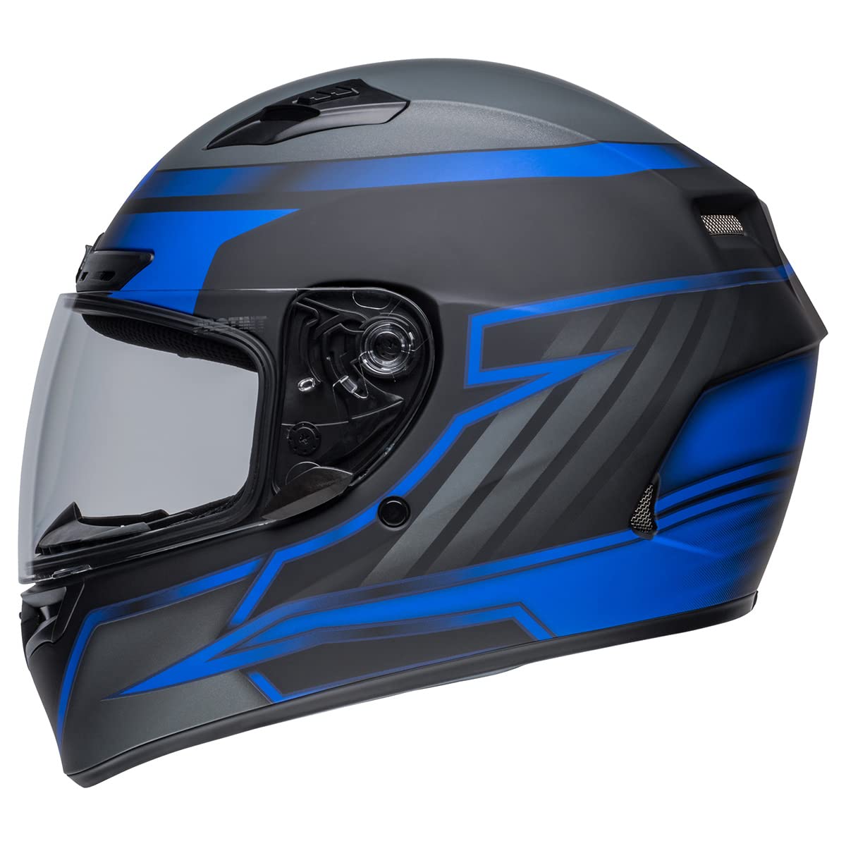 Bell Qualifier Dlx Mips Street Helmet (Riser Matte Black/Blue/Gray - X-Large)