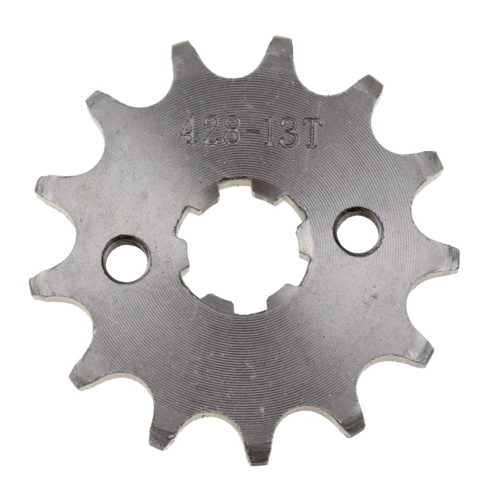 Hiaors 428 13T 17Mm Motorcycle Front Engine Sprocket For 50Cc 70Cc 110Cc 125Cc 140Cc 160Cc Honda Taotao Roketa Coolster Sunl Lif