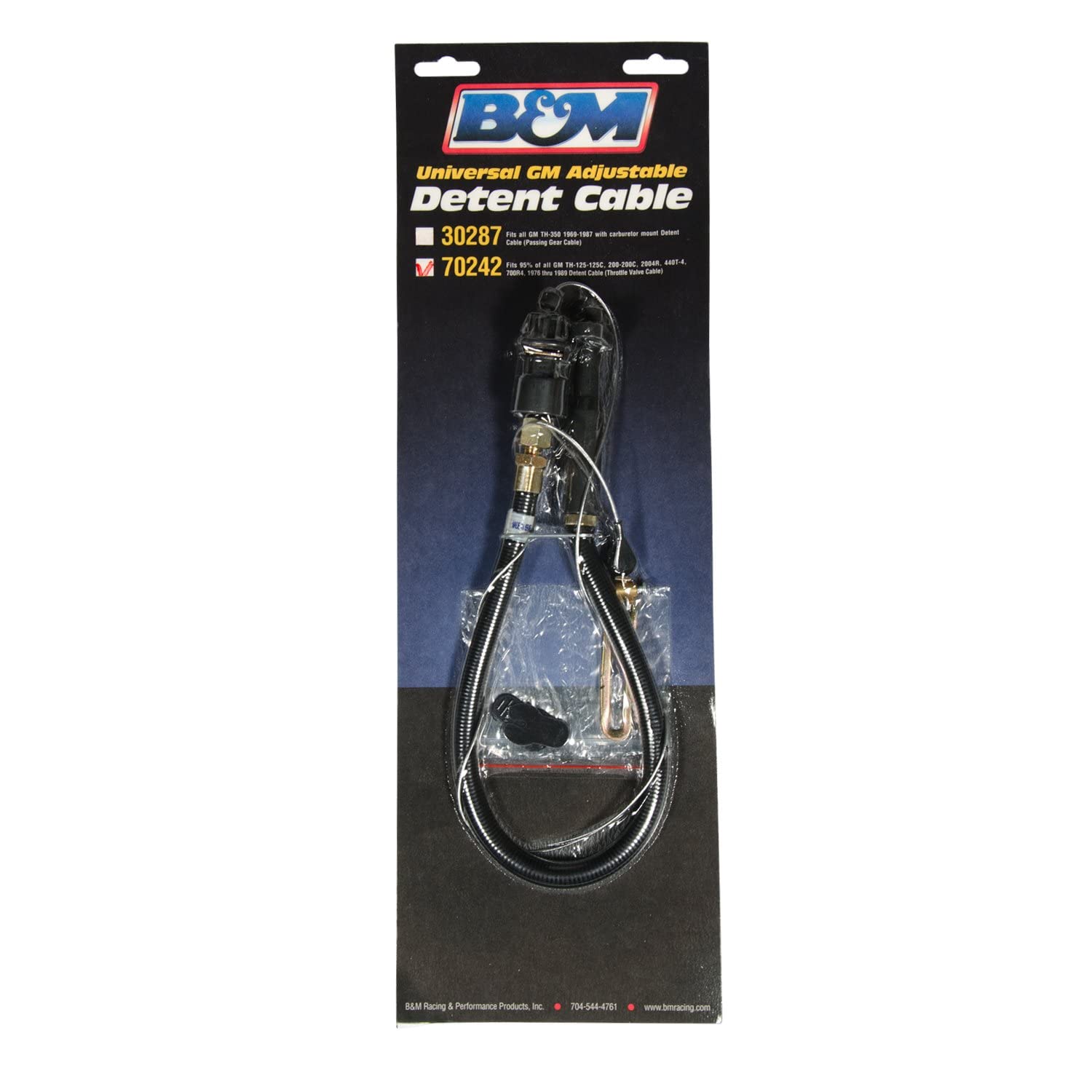 B&M 70242 Throttle Valve/Kickdown Cable