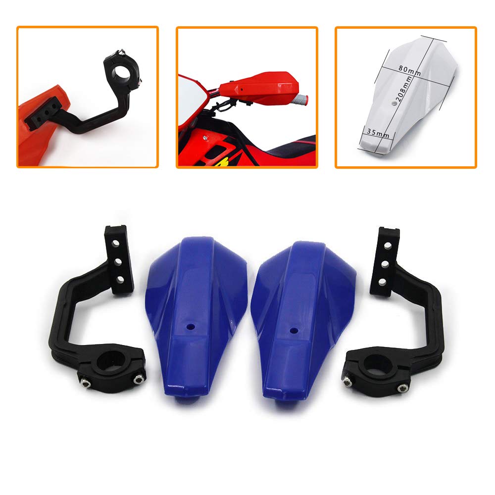 Anxin Motocross Handguards 7/8 Inch And 1 1/8 Inches Hand Guards For Motorcycle Yz80 Yz85 Yz125 Yz250 Yz250F Dirt Bike Mx Superm