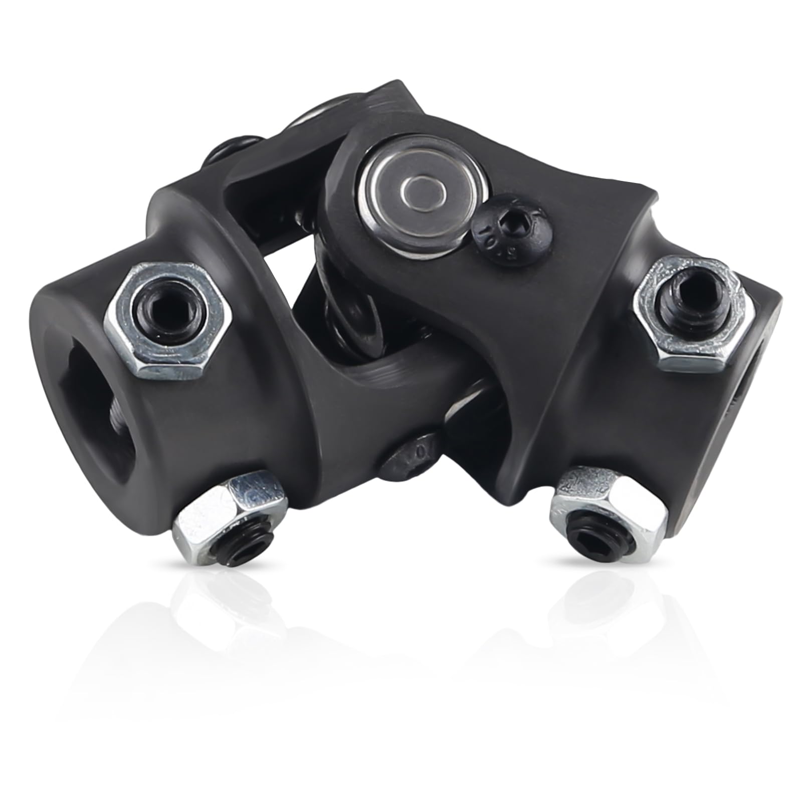 Wmphe 3/4' Dd X 3/4' Dd Steering Shaft Universal U Joint, Total Length: 83Mm (3-1/4')