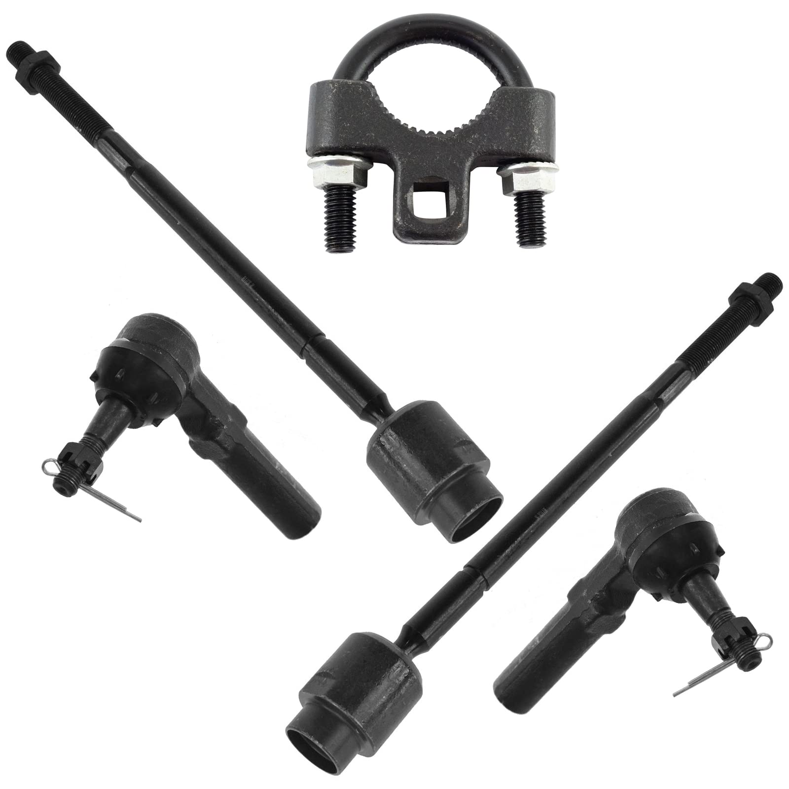 TRQ Tie Rod End Inner Outer Kit Set w/Tool for Chevy Buick Pontiac Oldsmobile