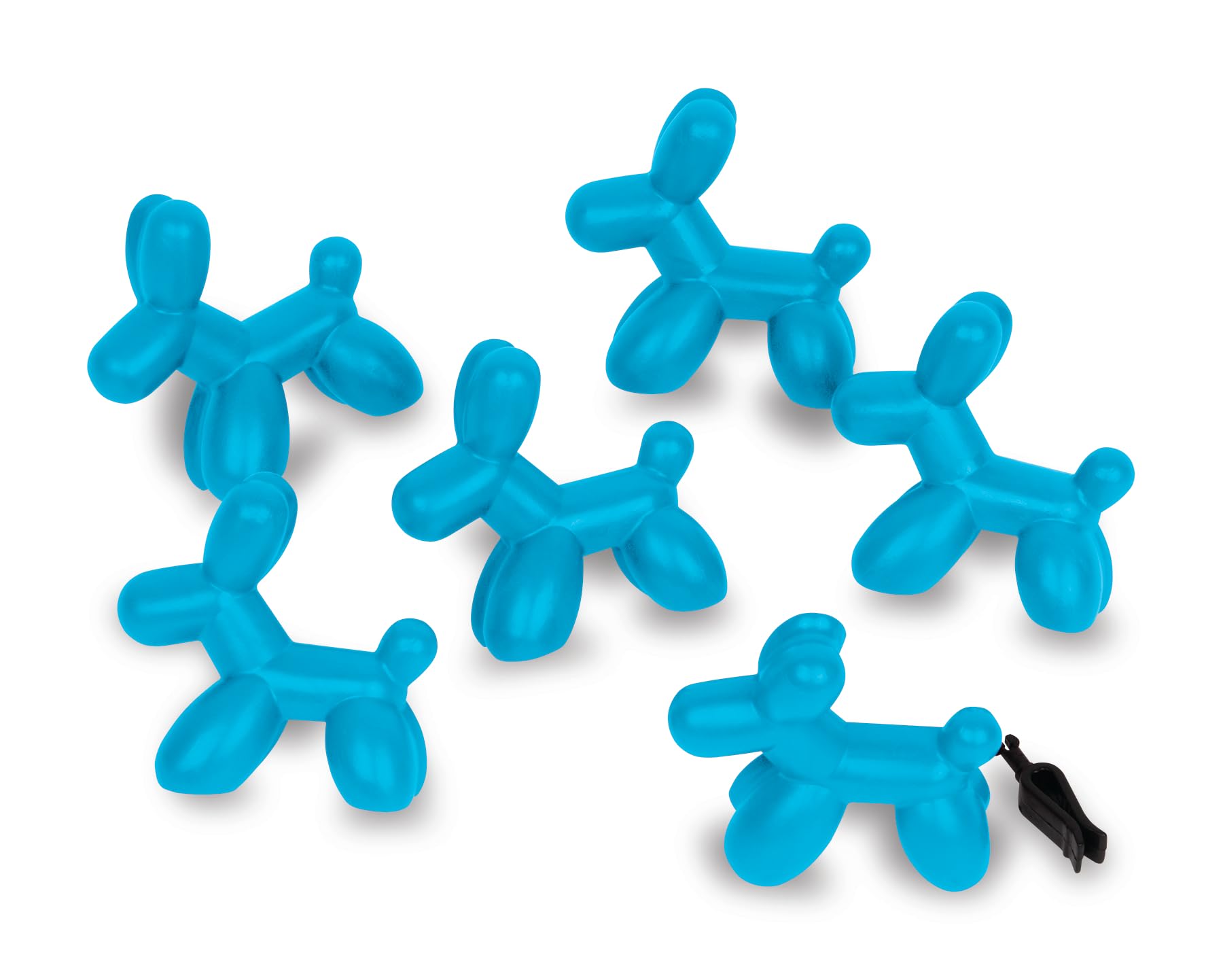 Little Pup 96613-6PK Blue Raspberry Slushy Scent Car Air Freshener Clip Provides Long-Lasting Freshness in a Compact Design, Fig