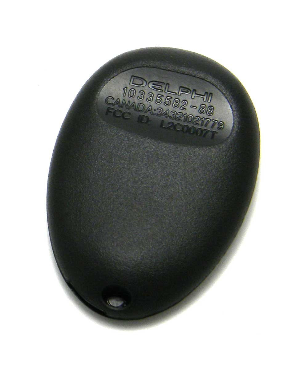 Oem Electronic 4-Button Key Fob Remote Compatible With Buick Oldsmobile Pontiac (Fcc Id: L2C0007T, P/N: 10335582, 10335582-88)