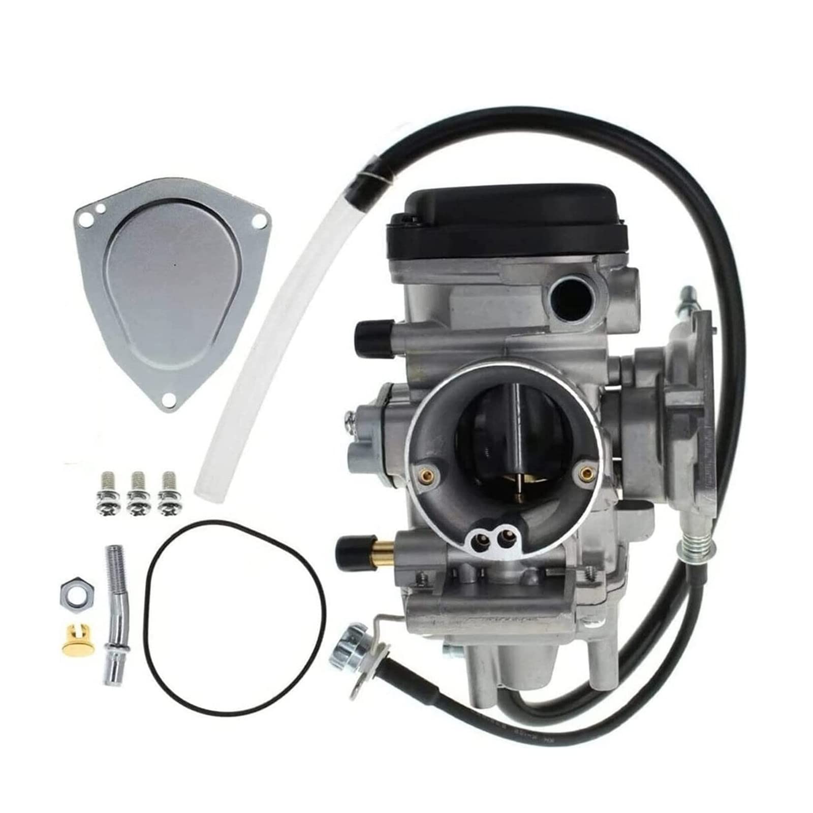 WHFZN Kodiak 450 Carburetor for Yamaha YFM450 ATV 2003-2006 with Intake Boot Joint & Throttle Cable