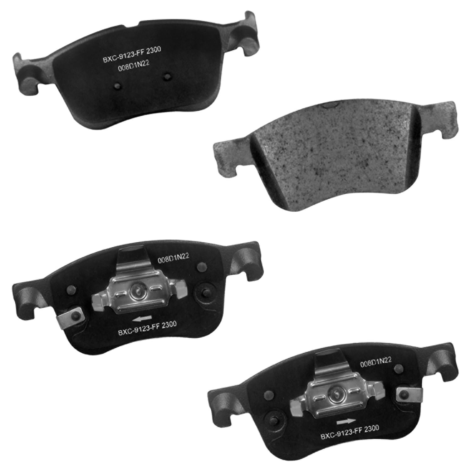 Bendix Premium Sbc2300 Ceramic Front Brake Pads For Ford Bronco Sport 2024-2021, Escape 2024-2020, Maverick 2024-2022, Lincoln C