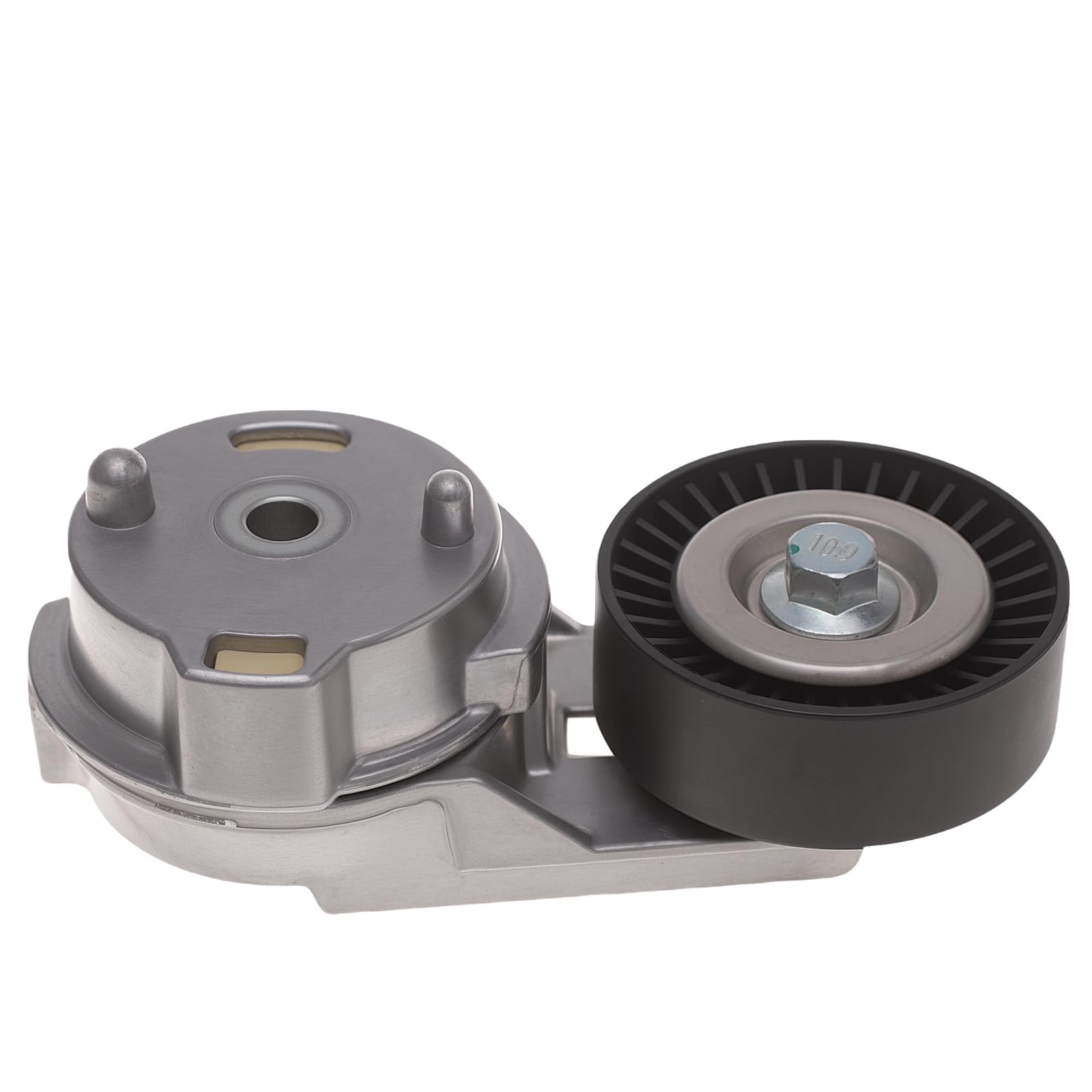 AUQDD 39269 Belt Tensioner and Pulley Assembly (For 3.8L) Compatible With 2007 2008 2009 2010 2011 Jeep Wrangler (19310022 89607