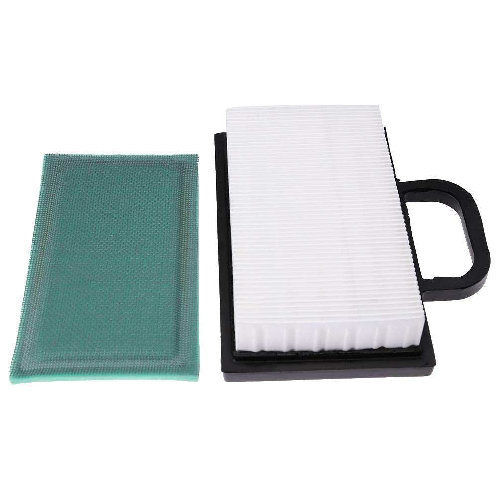 Vkinman Air Filter Replacement For Bs Lawnmover 499486S 698754 695567 Intek V-Twin 18-22 Hp Tractor Lawn Mower W/Pre Filter 2736
