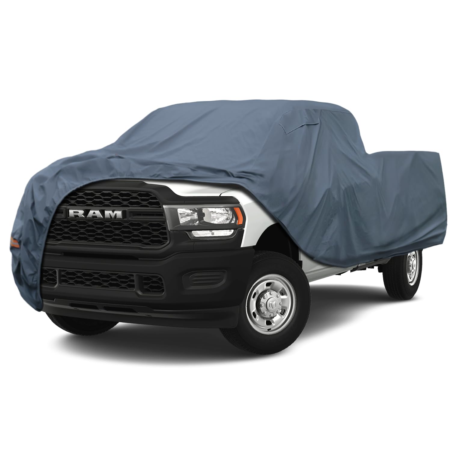 Gunhyi 16 Layers Large Truck Cover Waterproof All Weater, Heavy Duty Pickup Truck Cover For Ram 2500 3500, Silverado 1500 2500 3