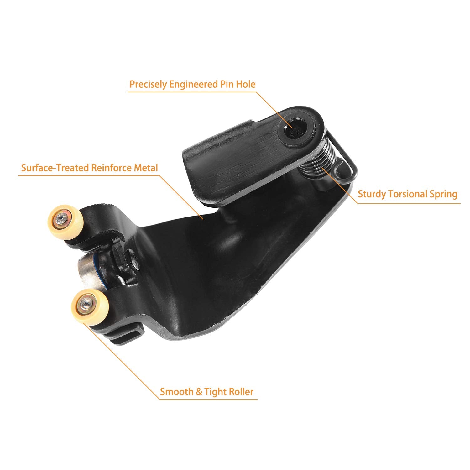 Right Slide Door Roller Assembly Passenger Side Upper Center Male Roller | For 2005-2010 Honda Odyssey Ex, Ex-L, Touring Model |